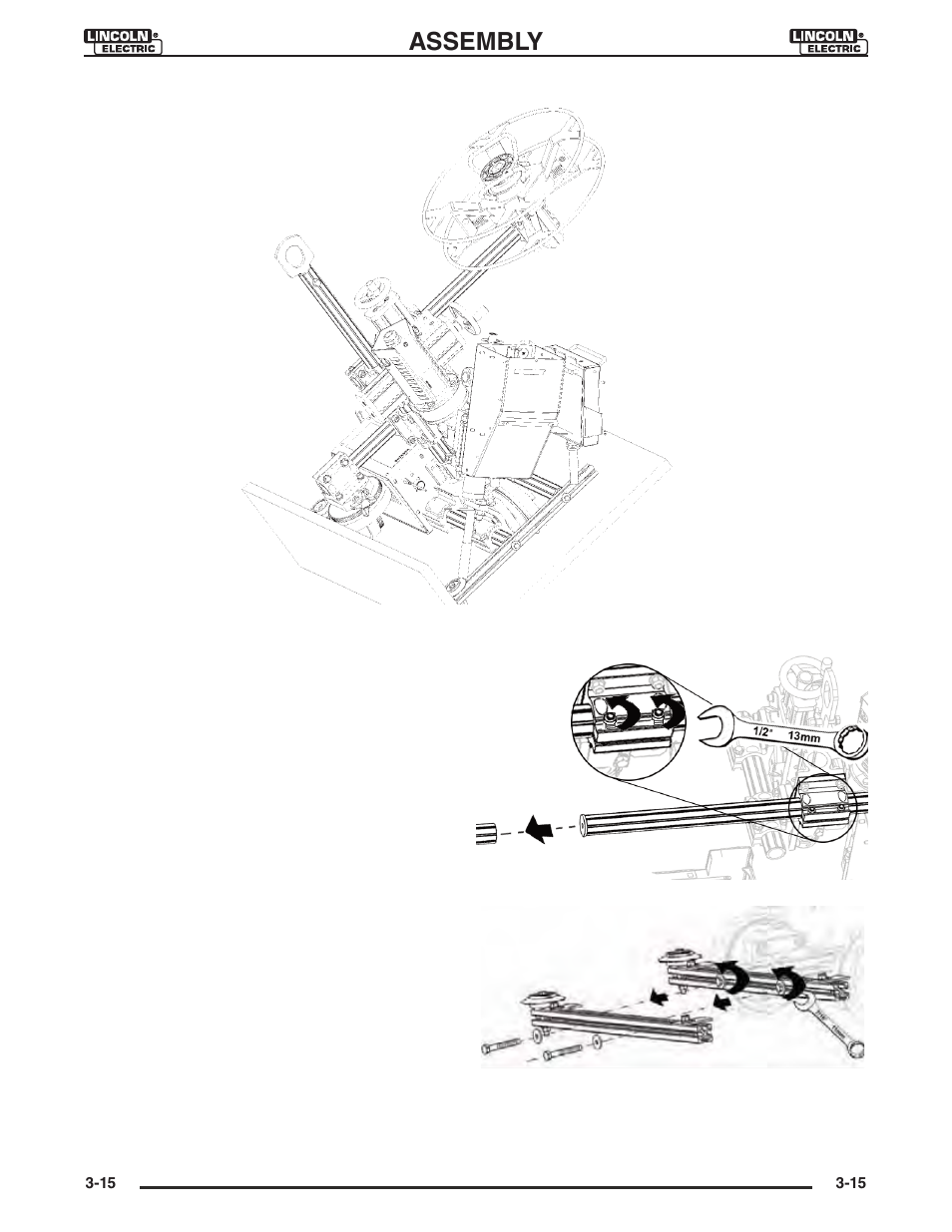 Flat fillet, Assembly | Lincoln Electric IM946 CRUISER Digital Tractor User Manual | Page 34 / 128