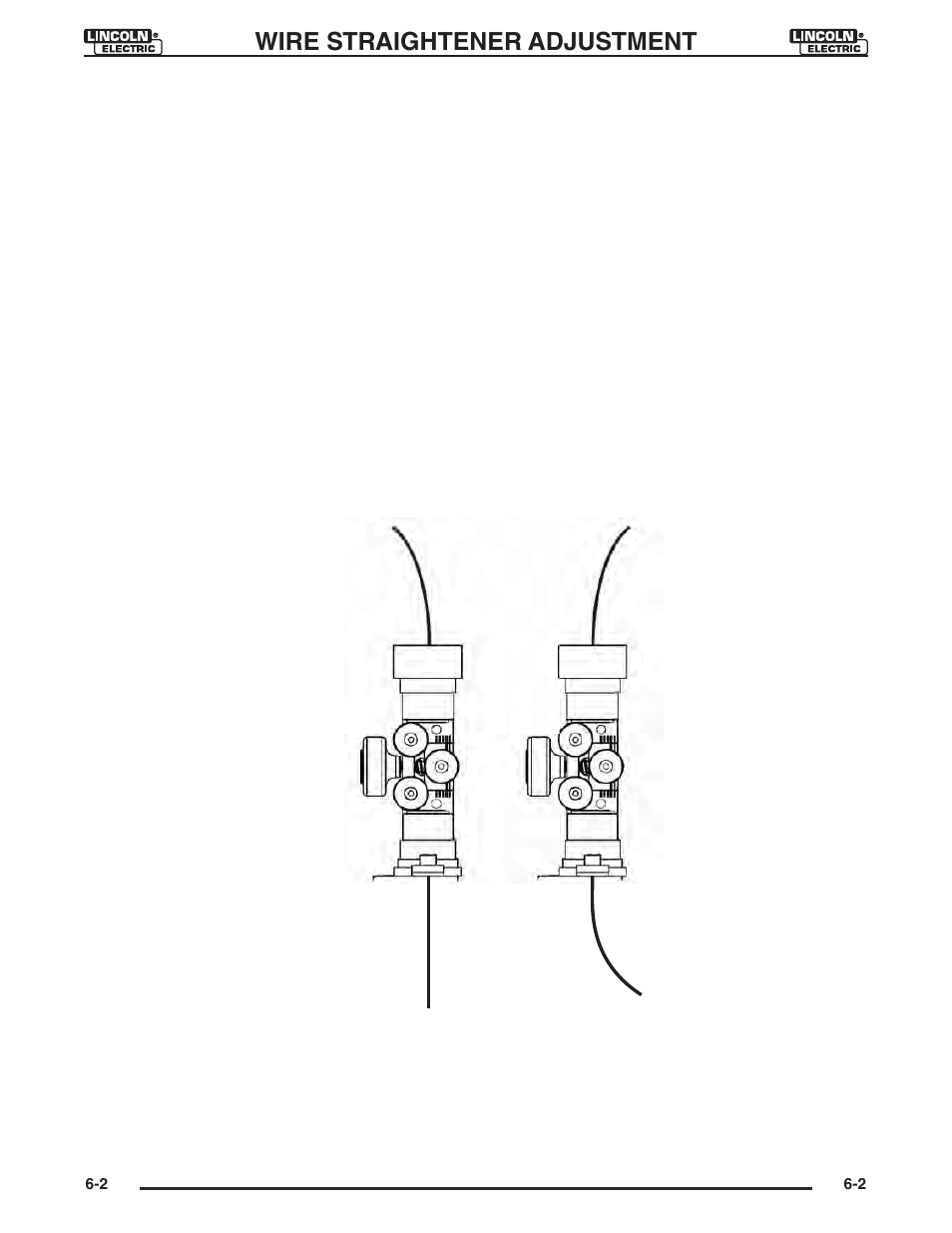 Wire straightener adjustment | Lincoln Electric IM946 CRUISER Digital Tractor User Manual | Page 55 / 128