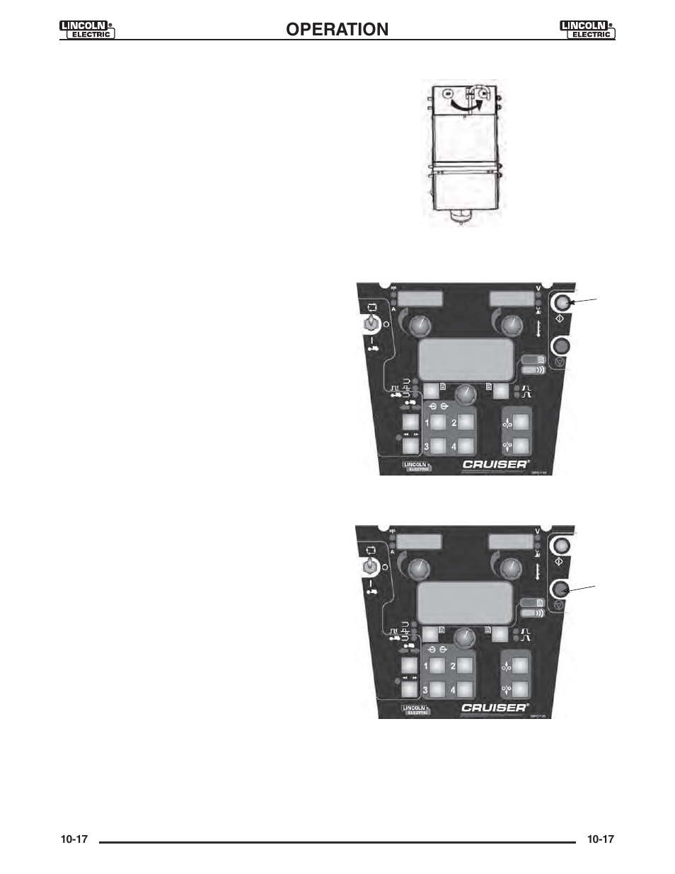 Operation | Lincoln Electric IM946 CRUISER Digital Tractor User Manual | Page 94 / 128