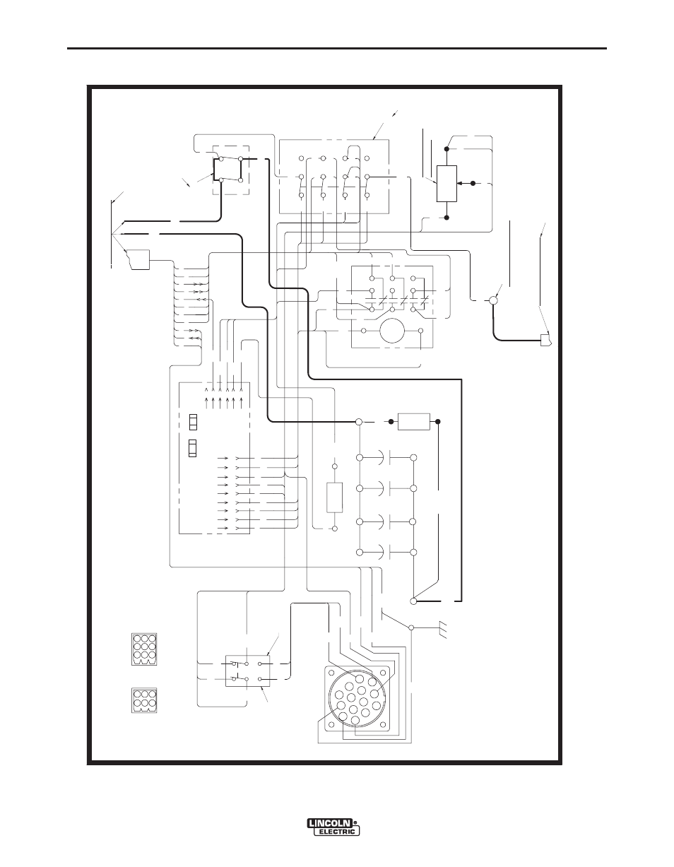 Wiring diagram, Cv adapter | Lincoln Electric IM852 CV ADAPTER User Manual | Page 19 / 30
