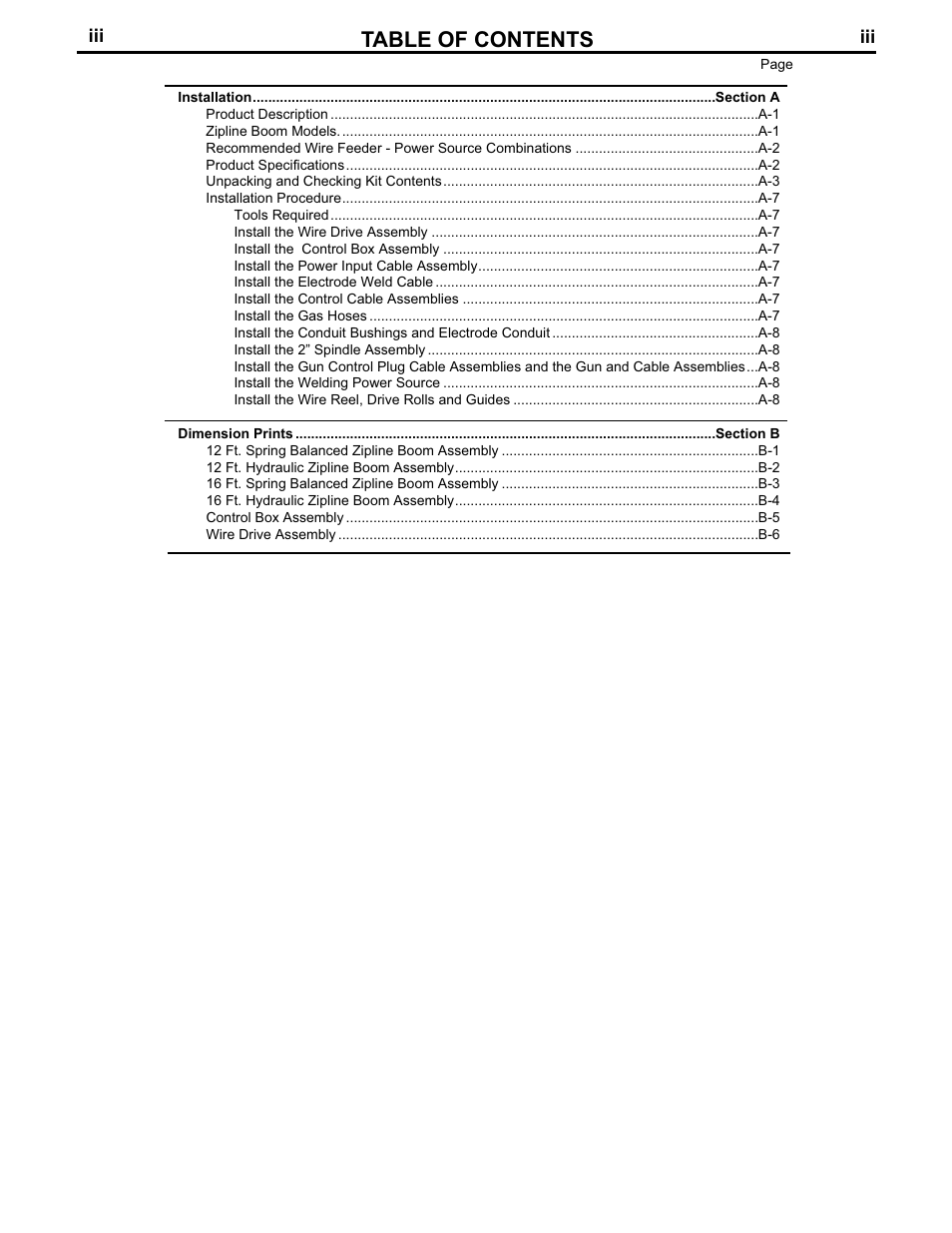 Lincoln Electric IM596-4 DH-10 ZIPLINE BOOM PACKAGE K1521-2_-3_-5_-6 User Manual | Page 4 / 23