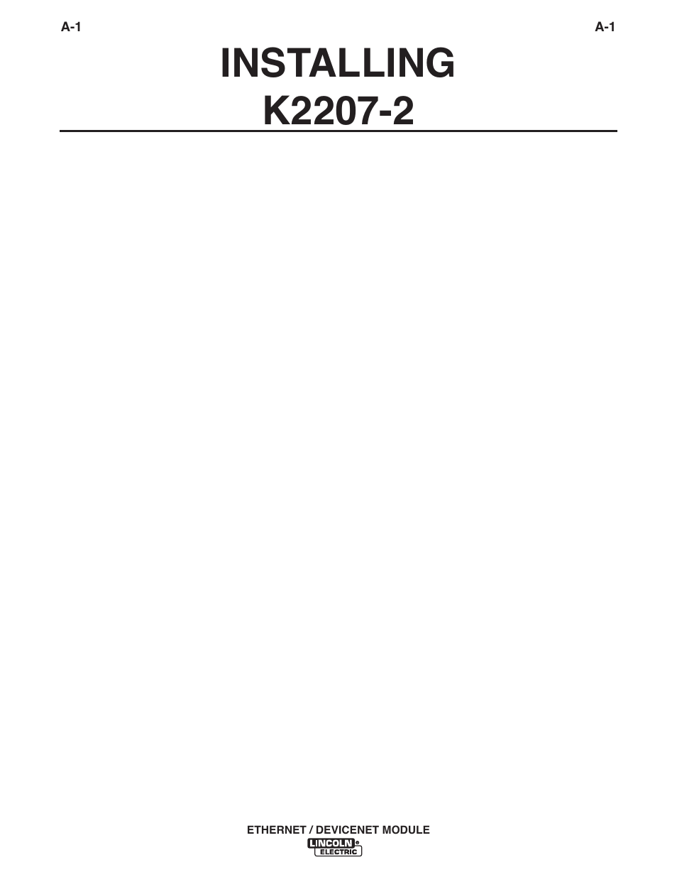 Lincoln Electric IM840 ETHERNET_DEVICENET MODULE K2436-1 User Manual | Page 8 / 32