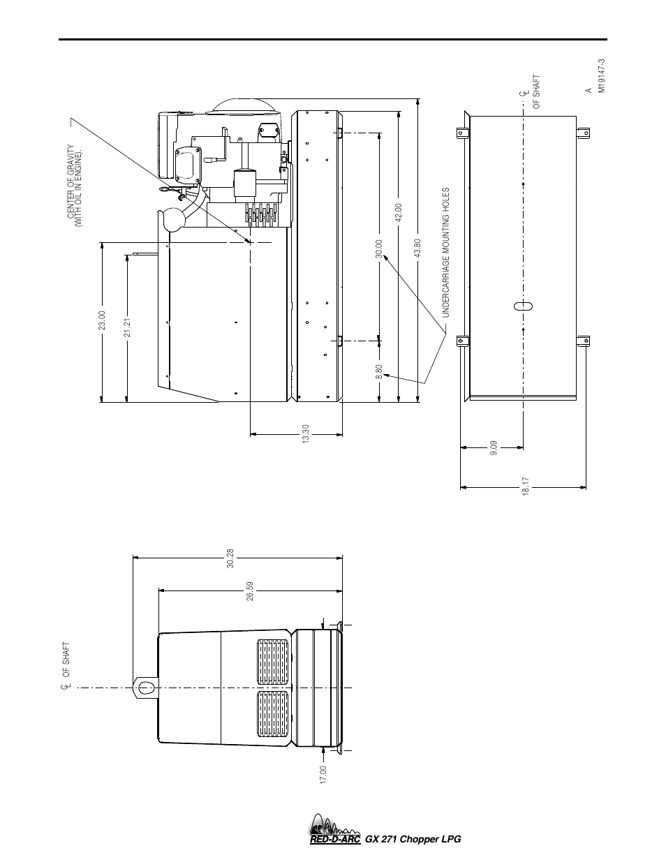 Diagrams, Gx 271 chopper lpg | Lincoln Electric IM635 RED-D-ARC GX 271Chopper LPG User Manual | Page 45 / 48