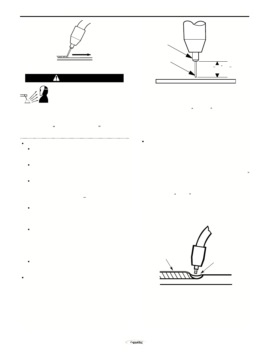 Learning to weld, Warning | Lincoln Electric IM711 HANDY MIG 170i User Manual | Page 27 / 45