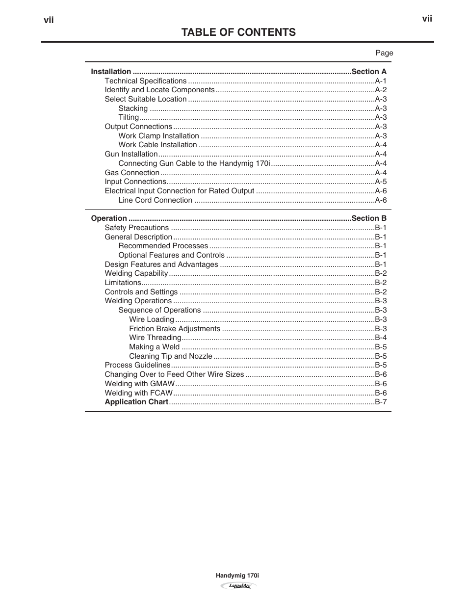 Lincoln Electric IM796 HANDY MIG 170i User Manual | Page 8 / 36