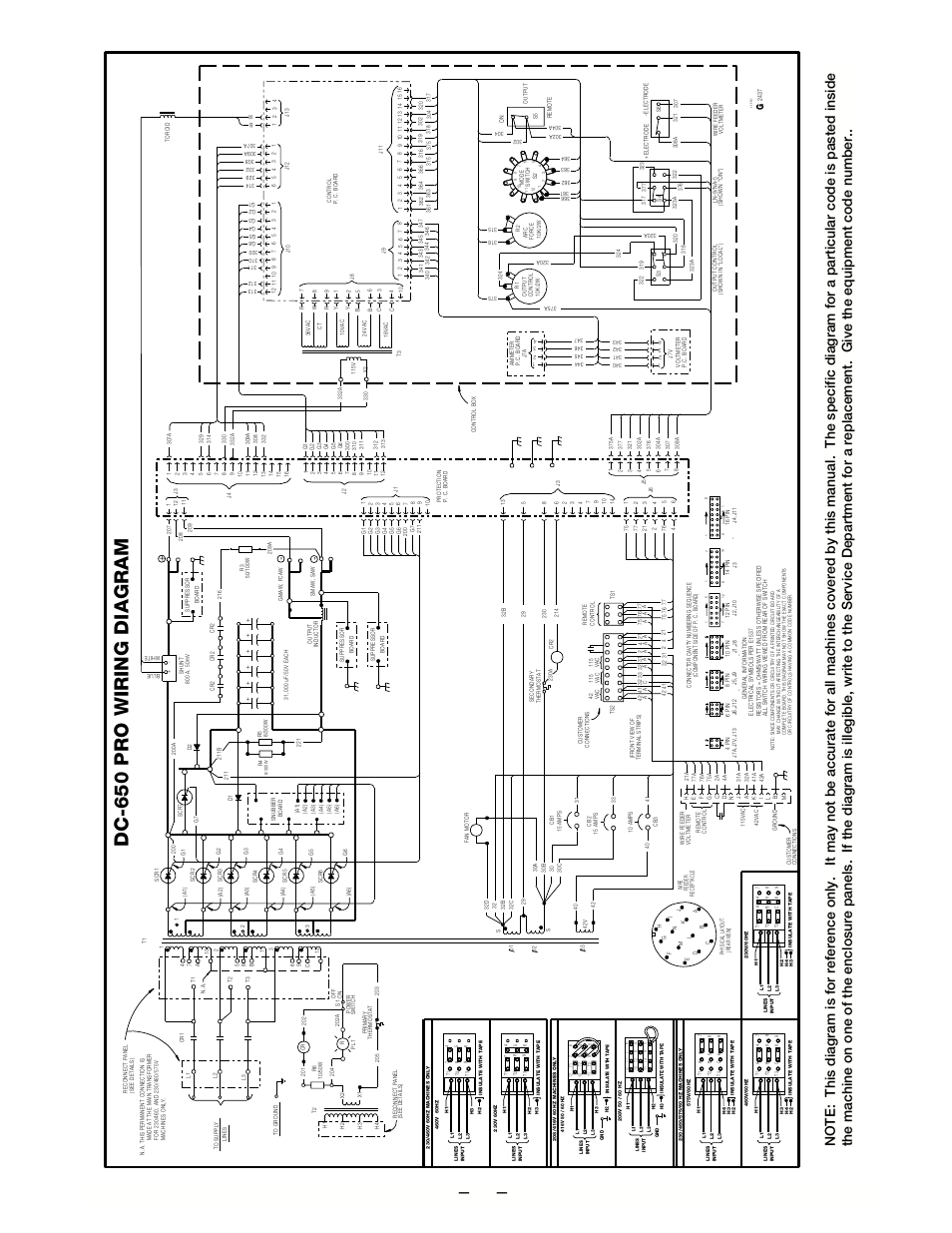 Dc-650 pro wiring diagram | Lincoln Electric IM463 IDEALARC DC-650 Pro User Manual | Page 27 / 34