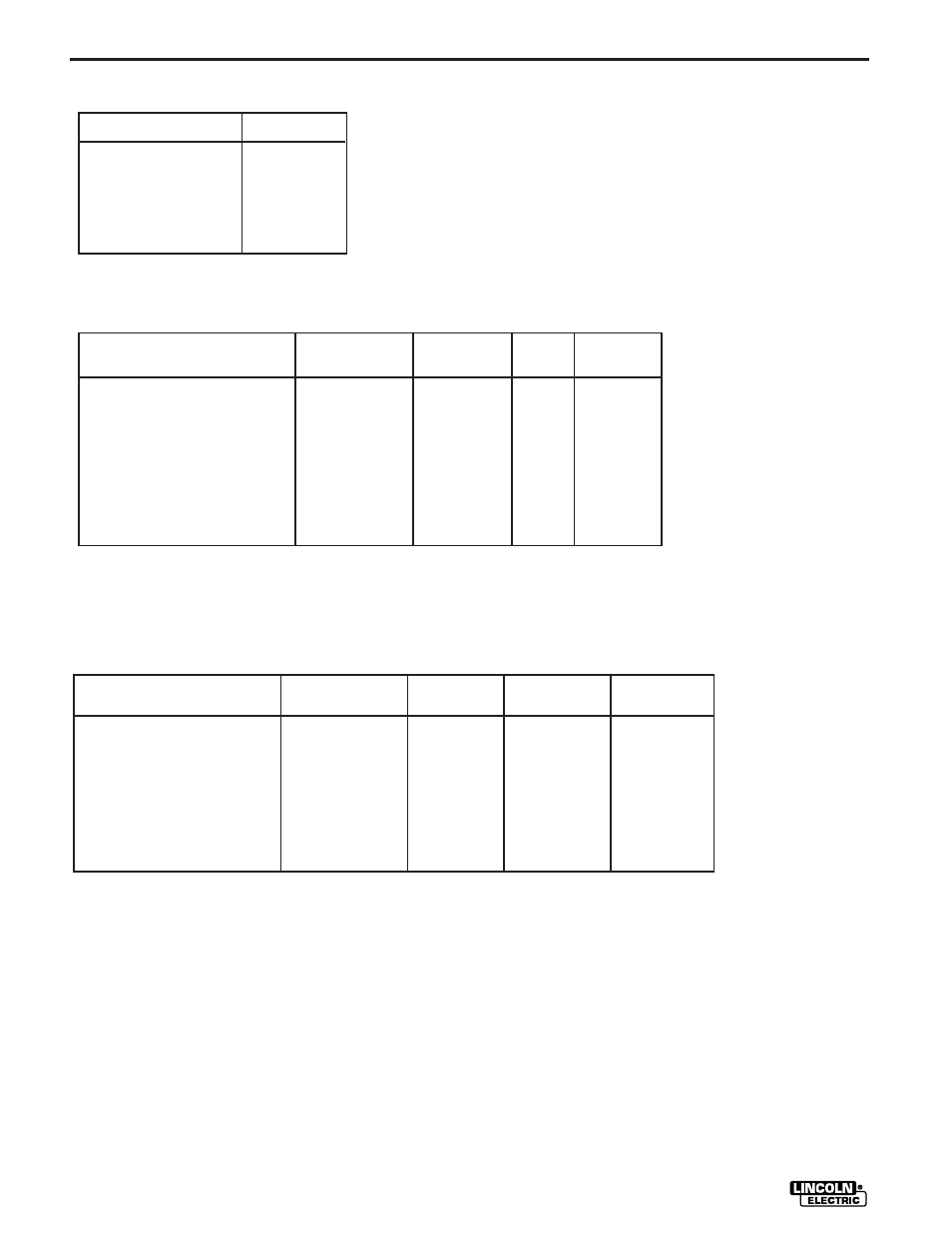 Parts | Lincoln Electric IM512 INVERTEC RACKS User Manual | Page 24 / 32
