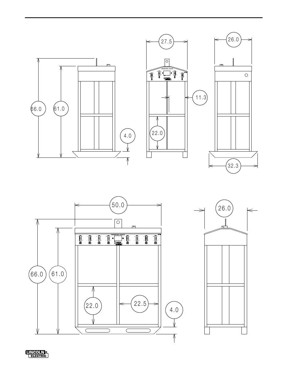 Installation | Lincoln Electric IM512 INVERTEC RACKS User Manual | Page 9 / 32