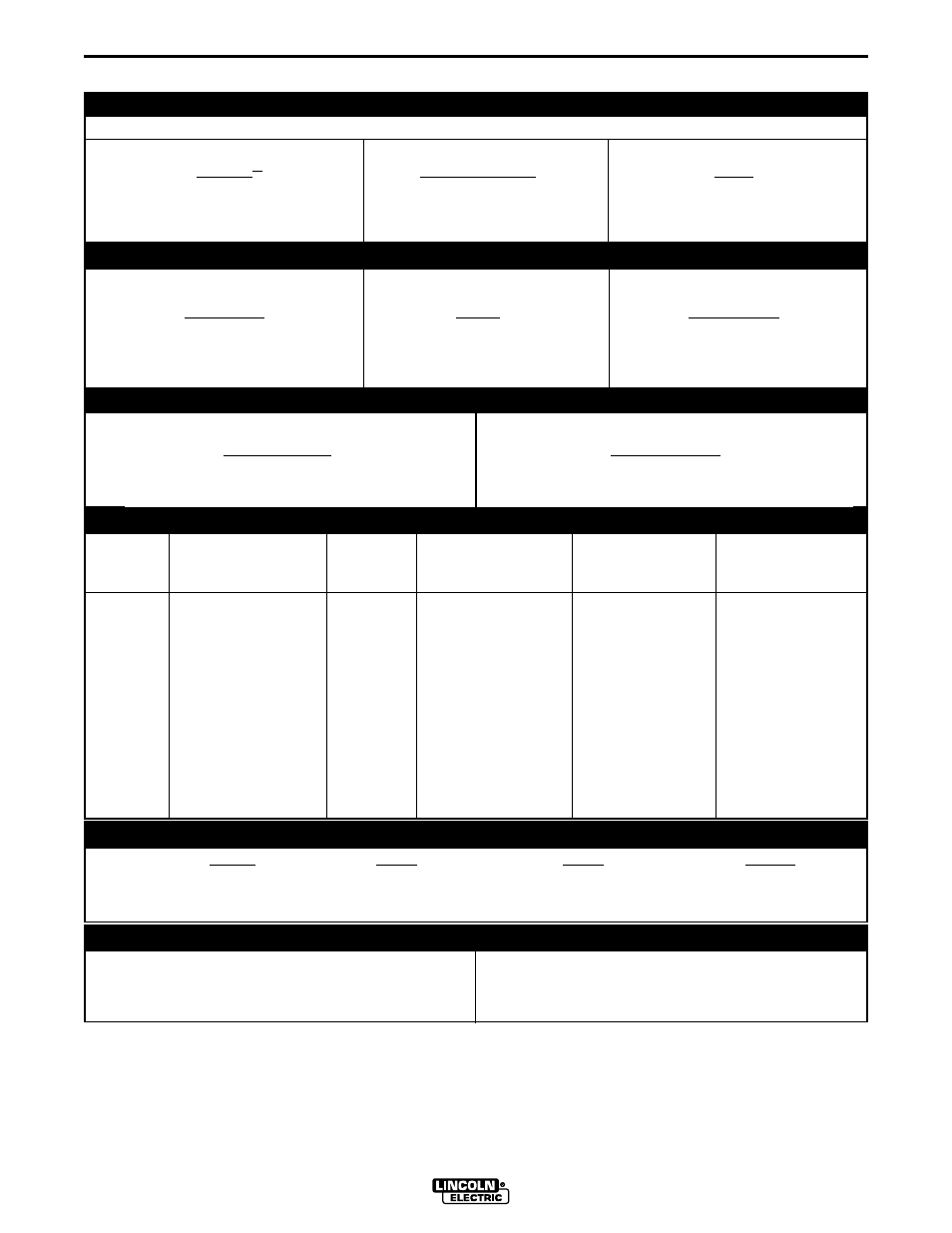 Installation, Technical specifications - invertec v130-s | Lincoln Electric IM585 INVERTEC V-130-S User Manual | Page 9 / 25