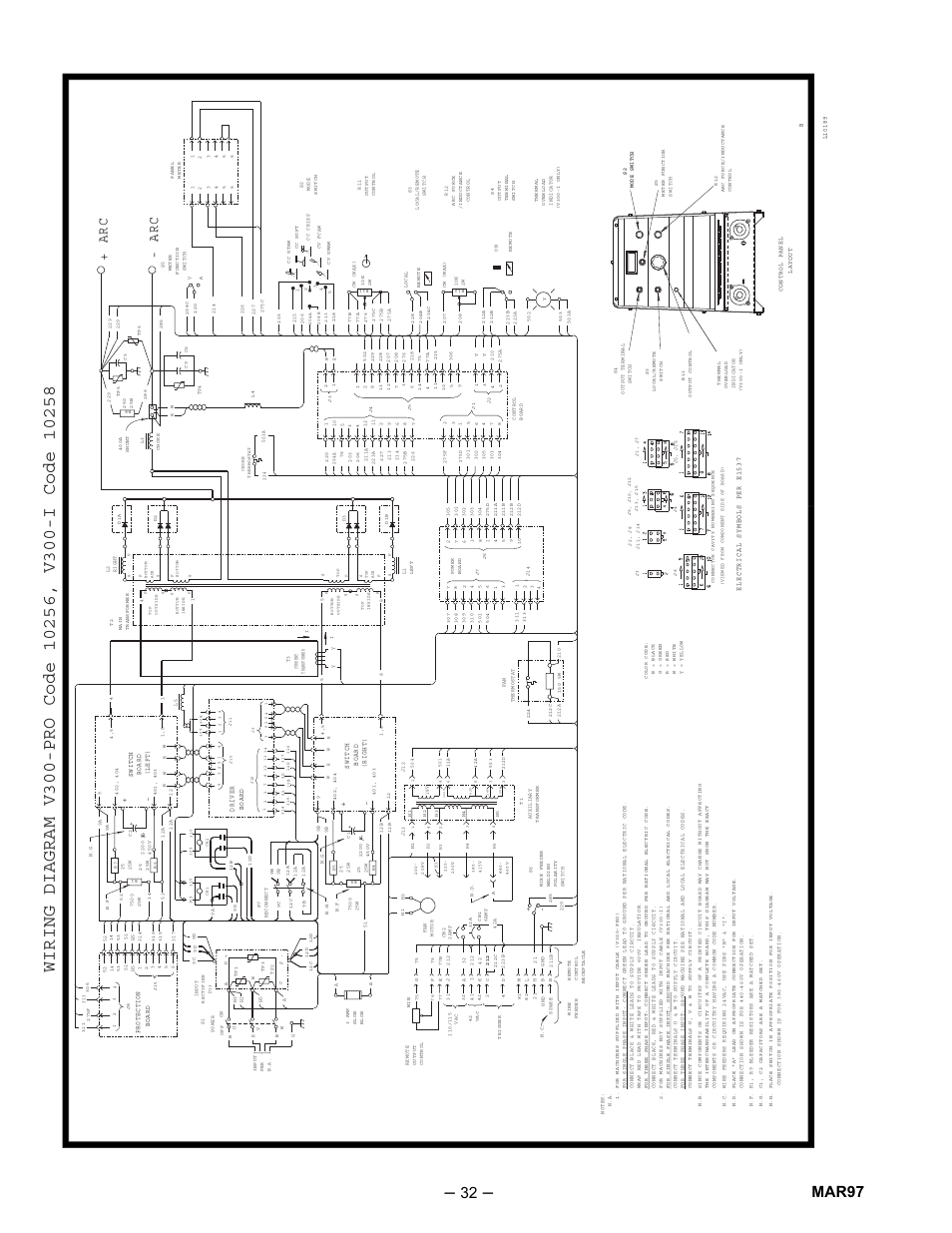 Mar97 | Lincoln Electric IM526 INVERTEC V300-Pro User Manual | Page 32 / 40