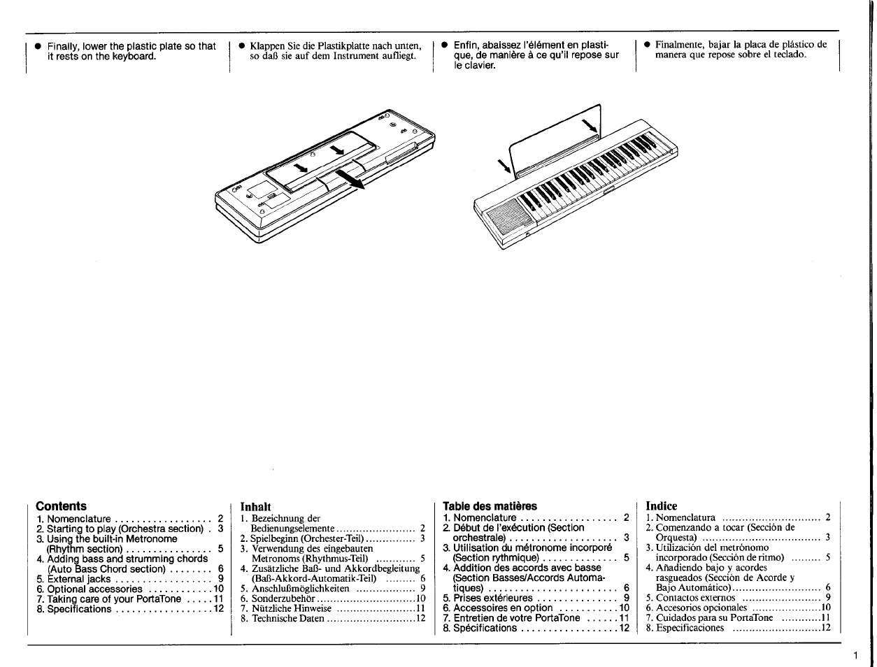Yamaha PSR-15 User Manual | Page 3 / 16