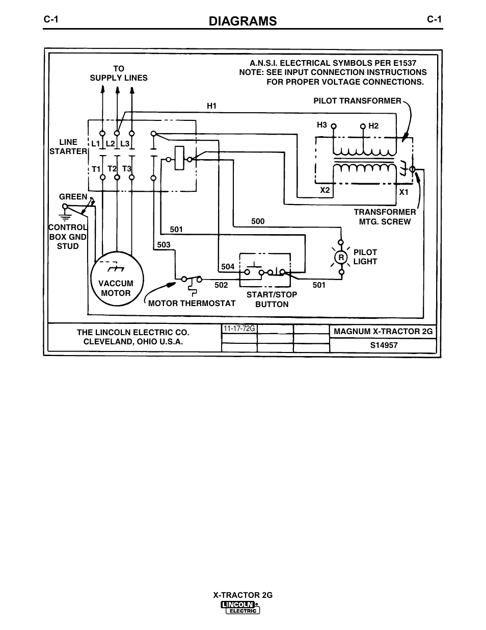 Diagrams | Lincoln Electric IM547 X-Tractor 2G User Manual | Page 12 / 19