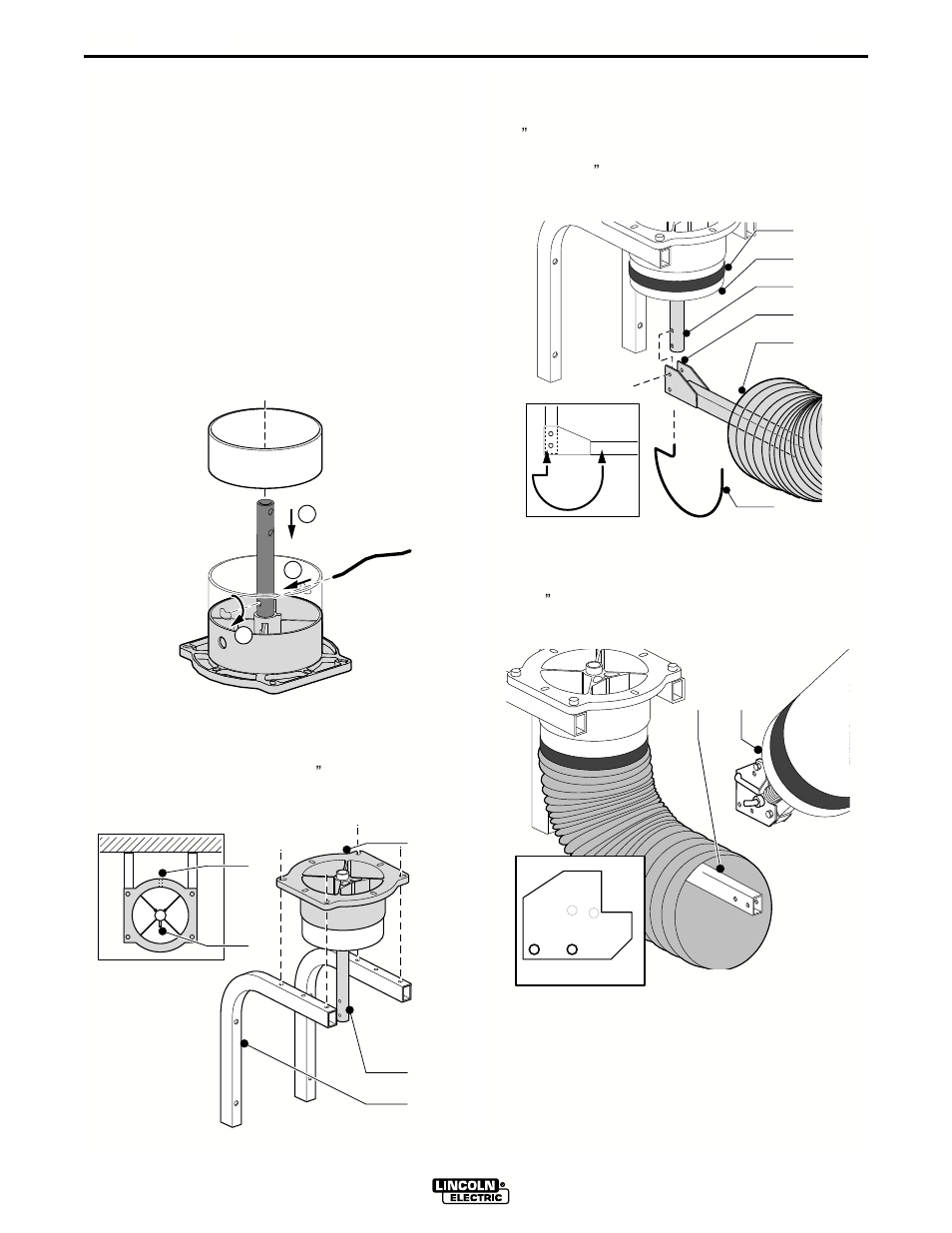 Installation | Lincoln Electric IM623 LFA 3.1 & 4.1 Fume Extraction Arms User Manual | Page 11 / 20