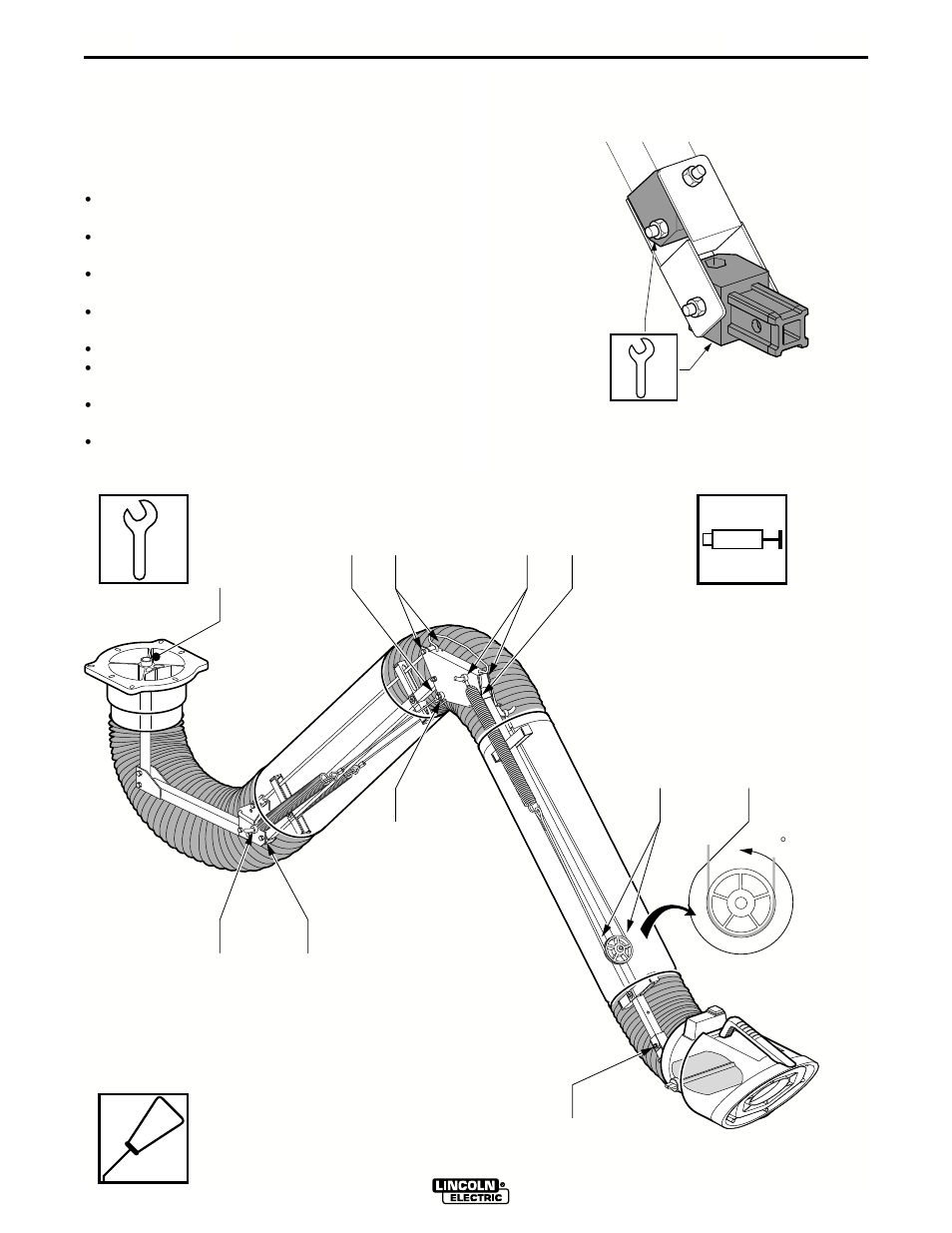 Ac b, Maintenance, Routine maintenance | Lincoln Electric IM623 LFA 3.1 & 4.1 Fume Extraction Arms User Manual | Page 14 / 20