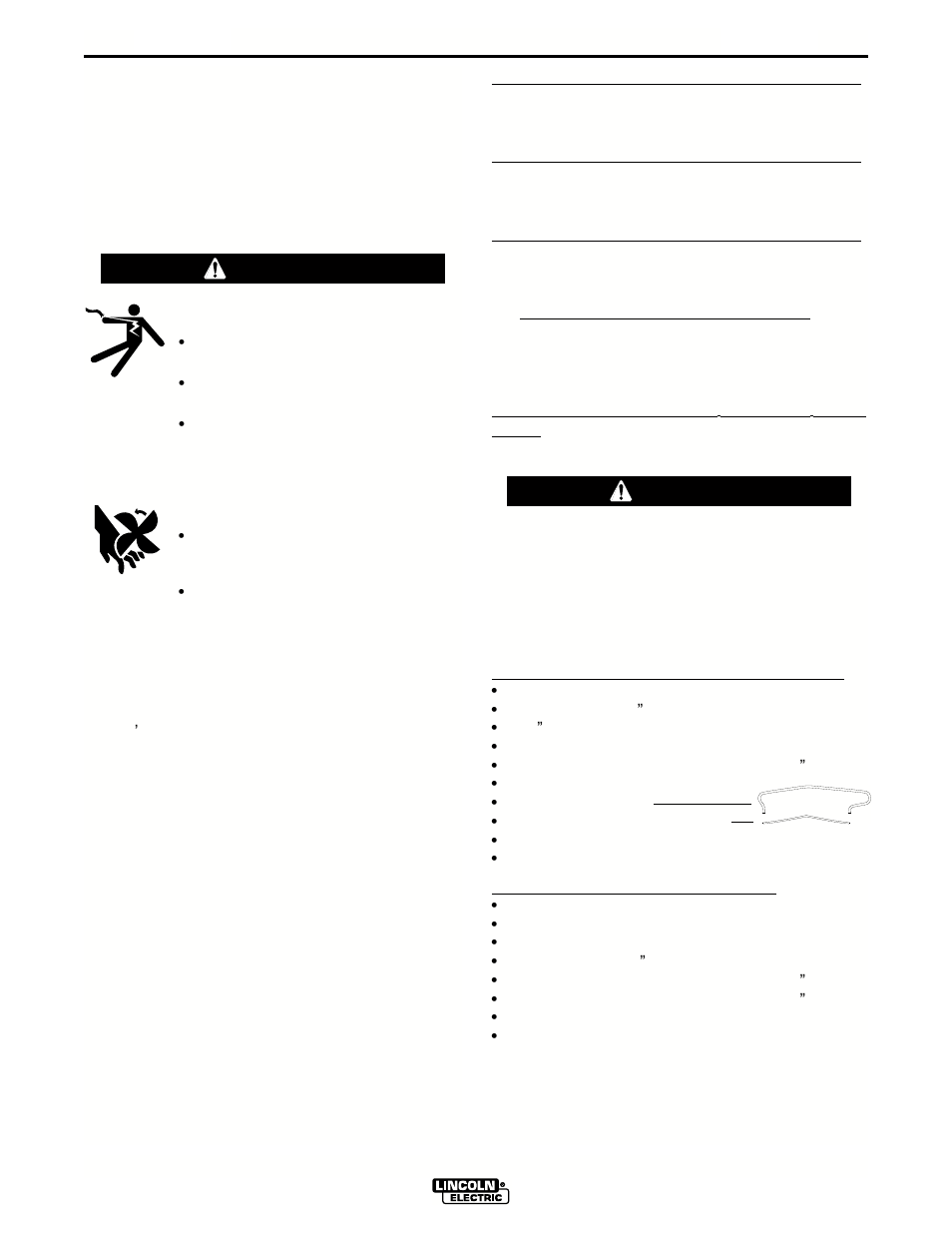 Installation, Safety precautions, General description | Warning | Lincoln Electric IM623 LFA 3.1 & 4.1 Fume Extraction Arms User Manual | Page 9 / 20