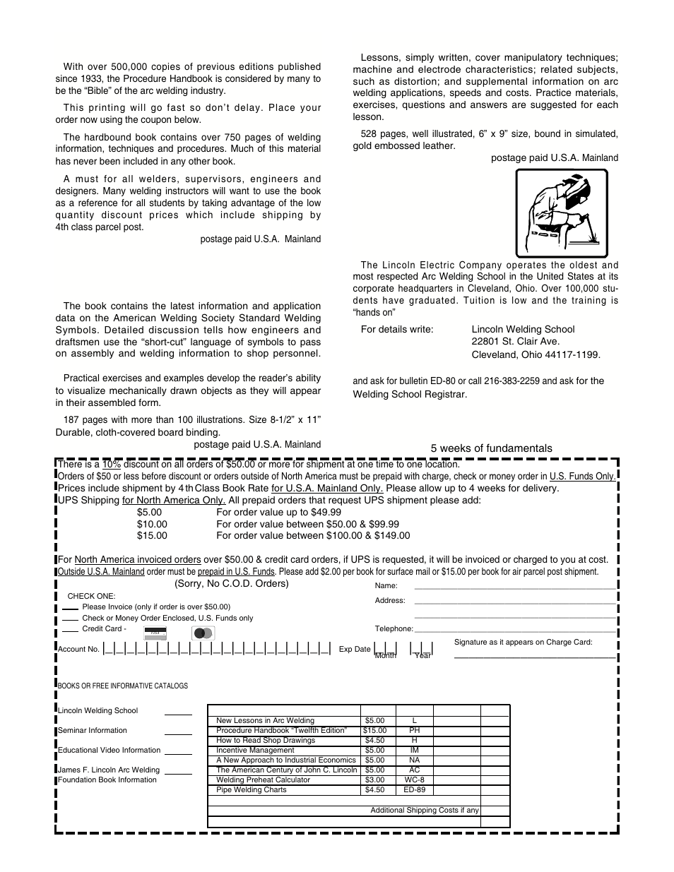 How to read shop drawings, New lessons in arc welding, Need welding training | Lincoln welding school | Lincoln Electric IM596-2 LN-10_ZIPLINE BOOM PACKAGE User Manual | Page 21 / 24