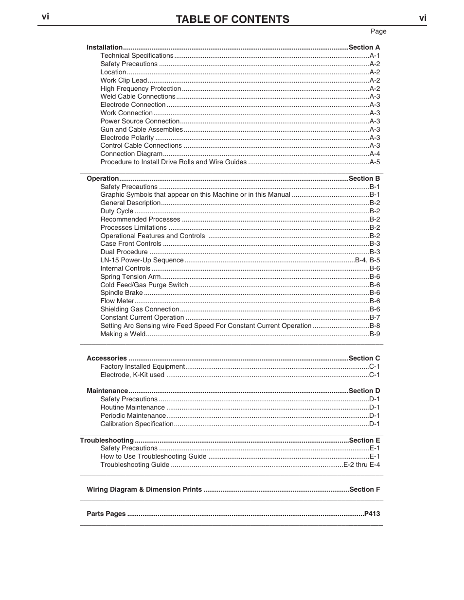 Lincoln Electric IM733 LN-15 WIRE FEEDER User Manual | Page 7 / 34