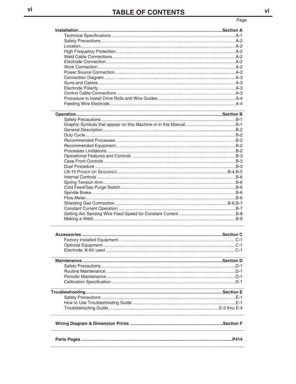 Lincoln Electric IM734 LN-15 WIRE FEEDER User Manual | Page 7 / 34