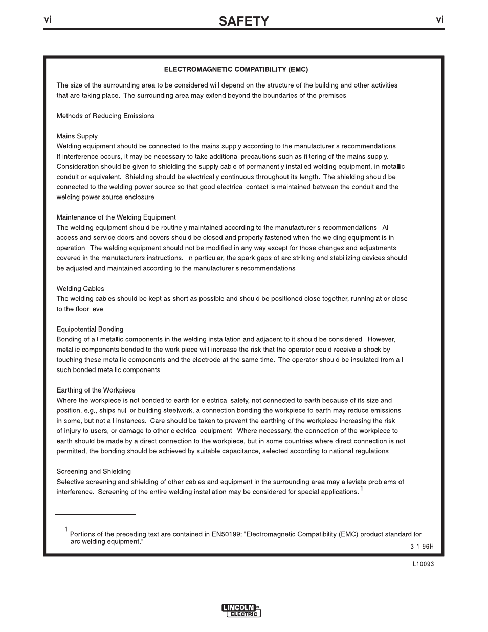 Safety | Lincoln Electric IM823 LN-15 WIRE FEEDER User Manual | Page 7 / 40