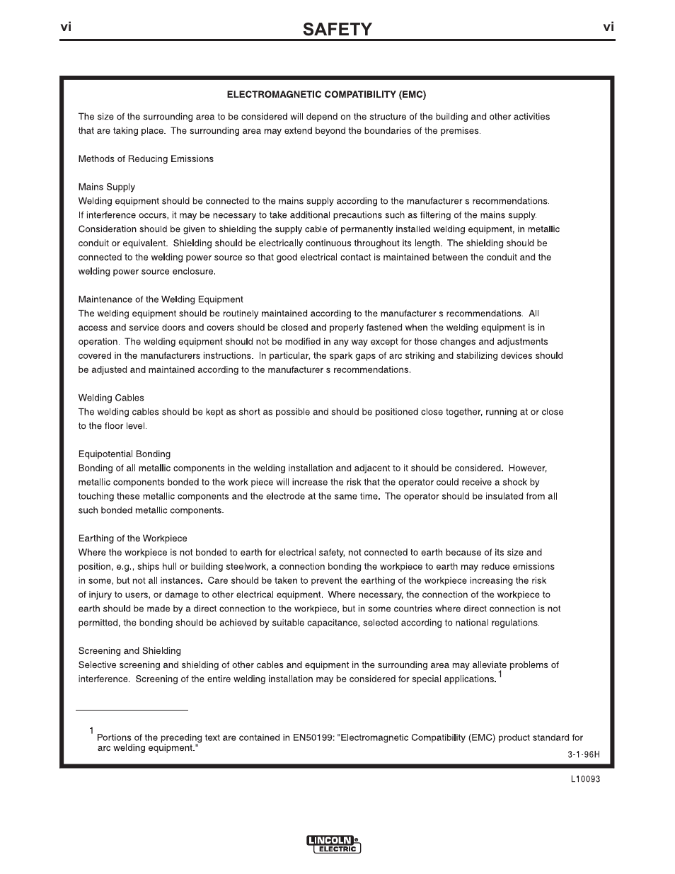 Safety | Lincoln Electric IM824 LN-15 WIRE FEEDER User Manual | Page 7 / 36