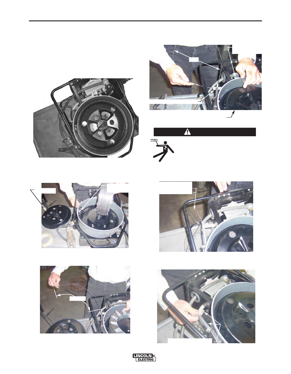 Operation, Warning | Lincoln Electric IM311 LN-23P User Manual | Page 12 / 35