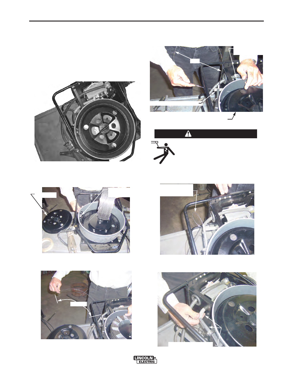 Operation, Warning | Lincoln Electric IM922 LN-23P User Manual | Page 12 / 36