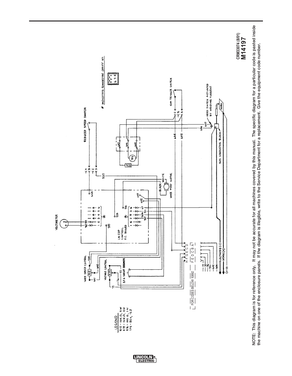 Diagrams, Ln™-23p wiring diagram | Lincoln Electric IM922 LN-23P User Manual | Page 22 / 36