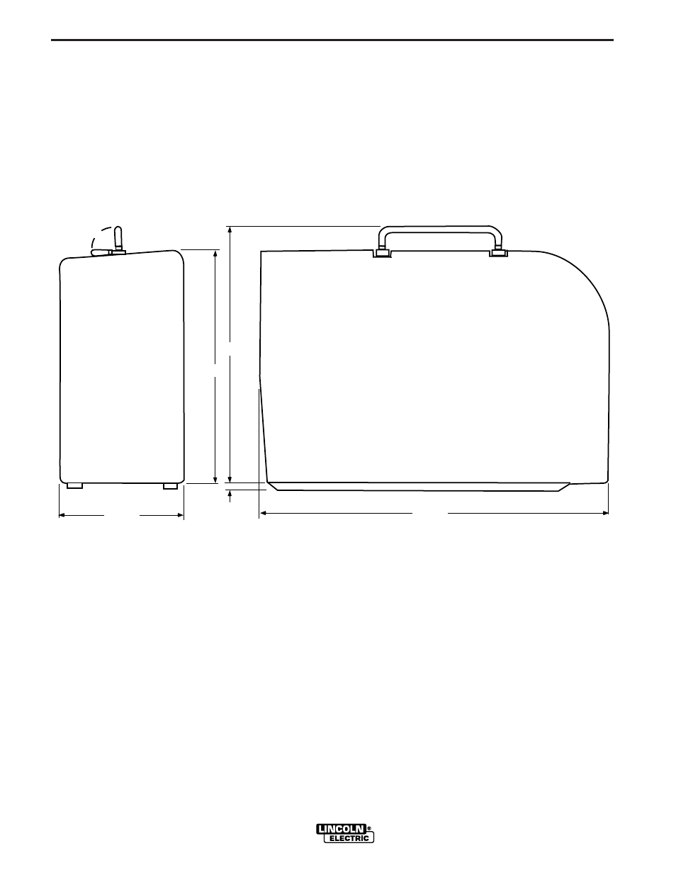 Dimensions | Lincoln Electric IM620 LN-25 User Manual | Page 35 / 40