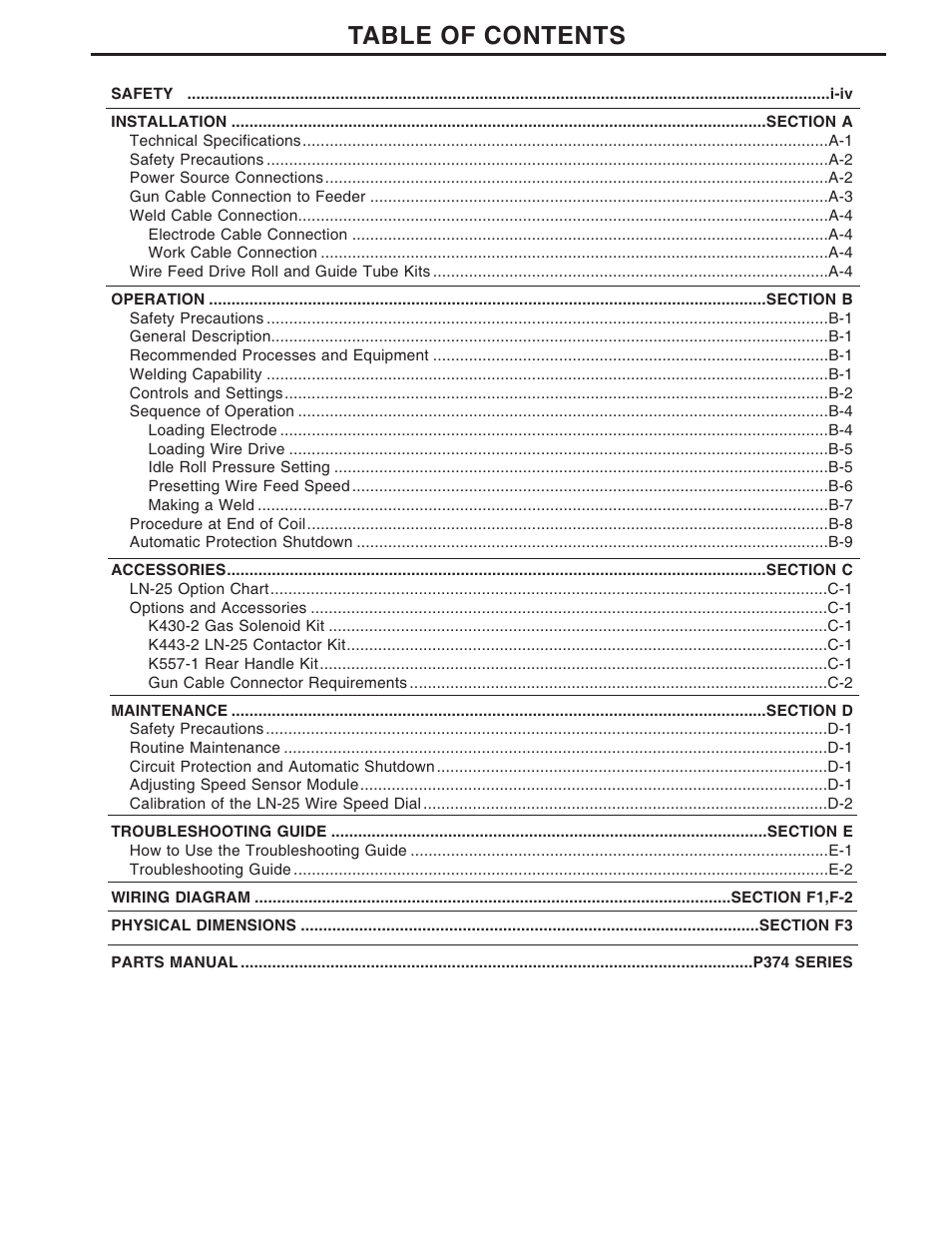 Lincoln Electric IM677 RED-D-ARC LN-25 User Manual | Page 7 / 34