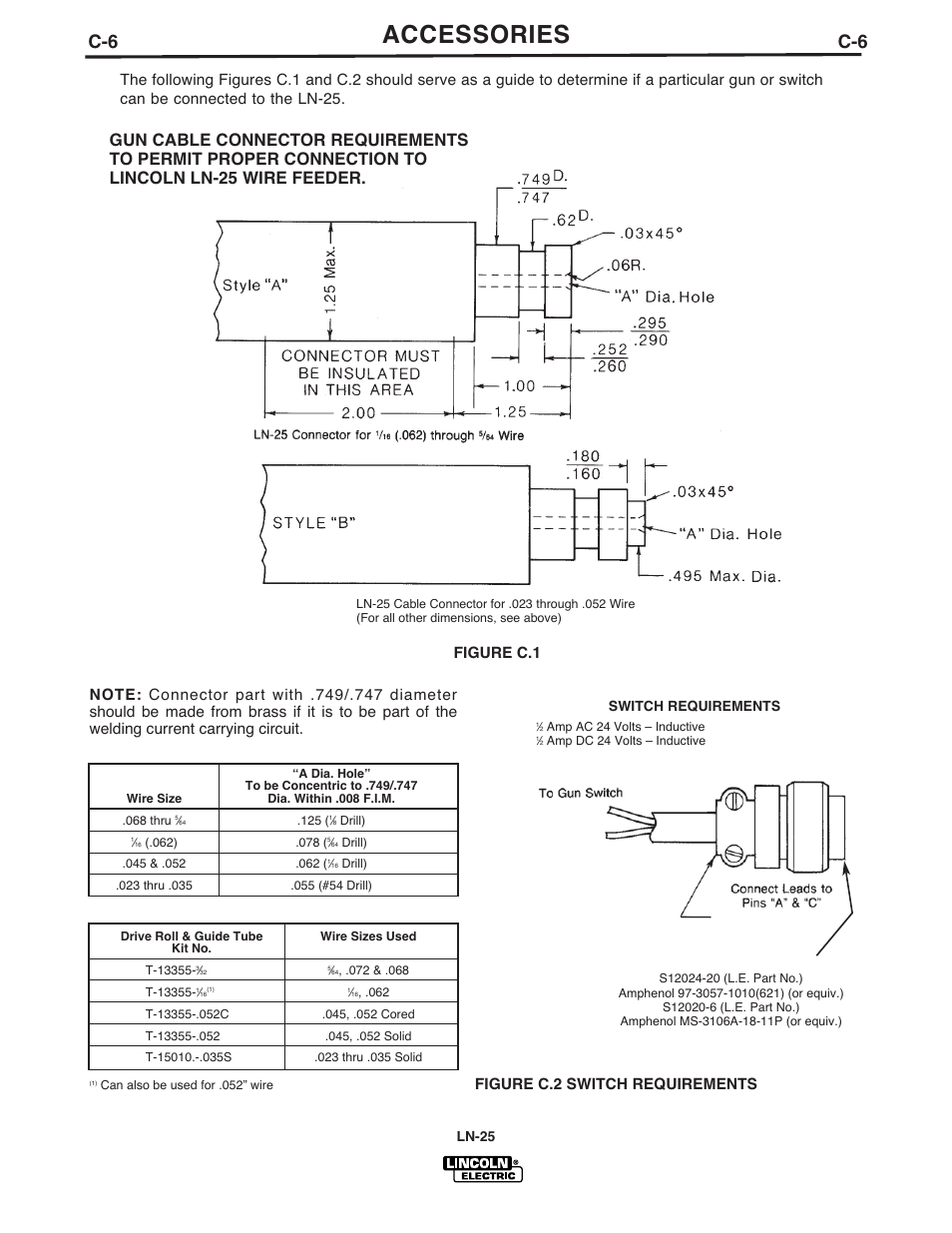 Accessories | Lincoln Electric IM923 RED-D-ARC LN-25 User Manual | Page 26 / 38