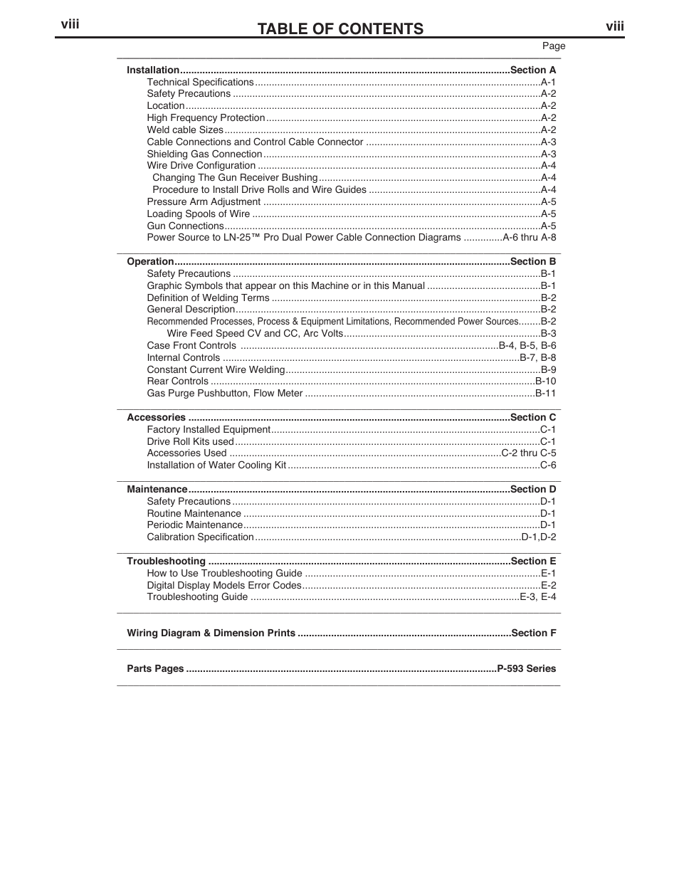 Lincoln Electric IM994 RED-D-ARC LN-25 PRO EXTREME (CE) User Manual | Page 9 / 45