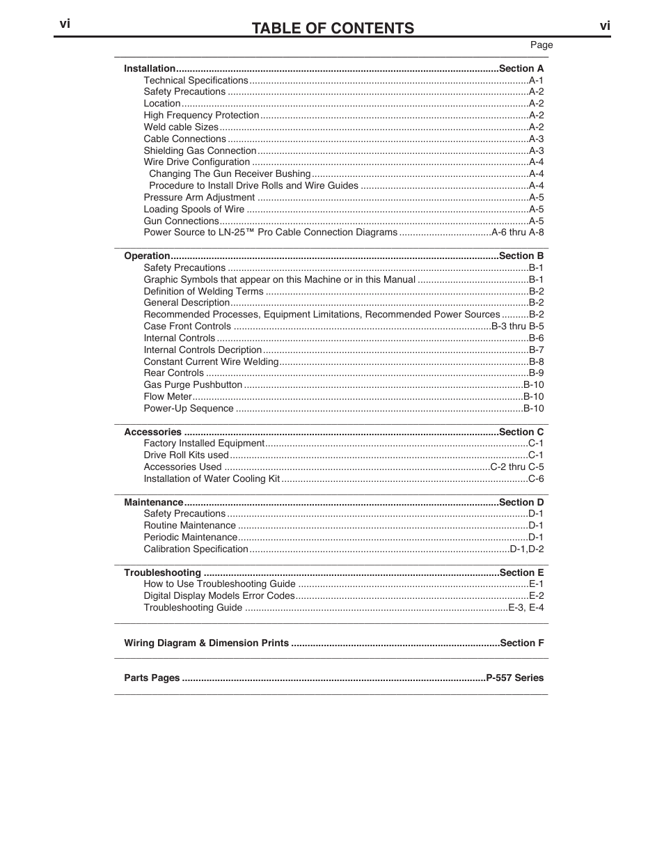 Lincoln Electric IM901 LN-25 PRO User Manual | Page 7 / 44