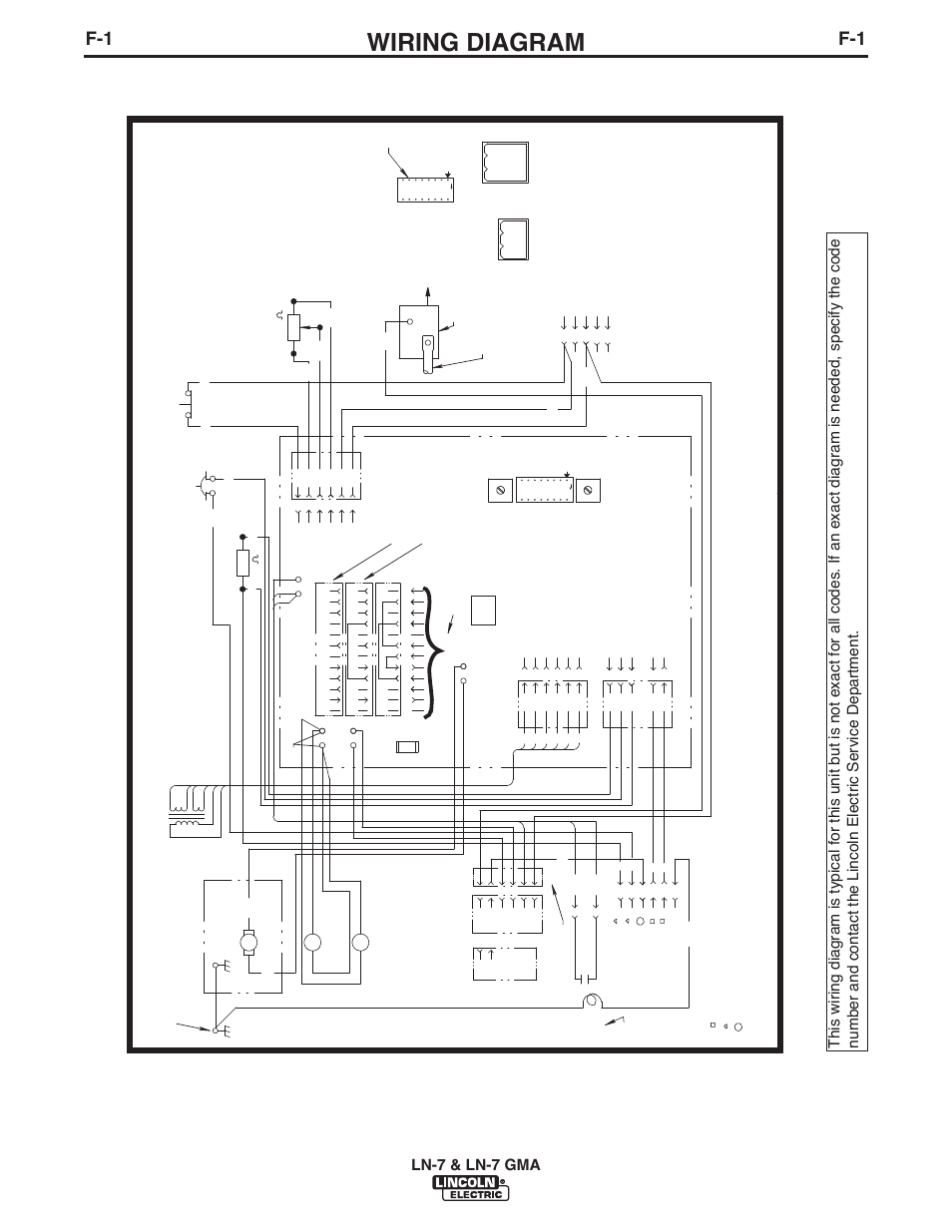 Wiring diagram, Ln-7 & ln-7 gma | Lincoln Electric IM351 LN-7 GMA Wire Feeder User Manual | Page 56 / 62