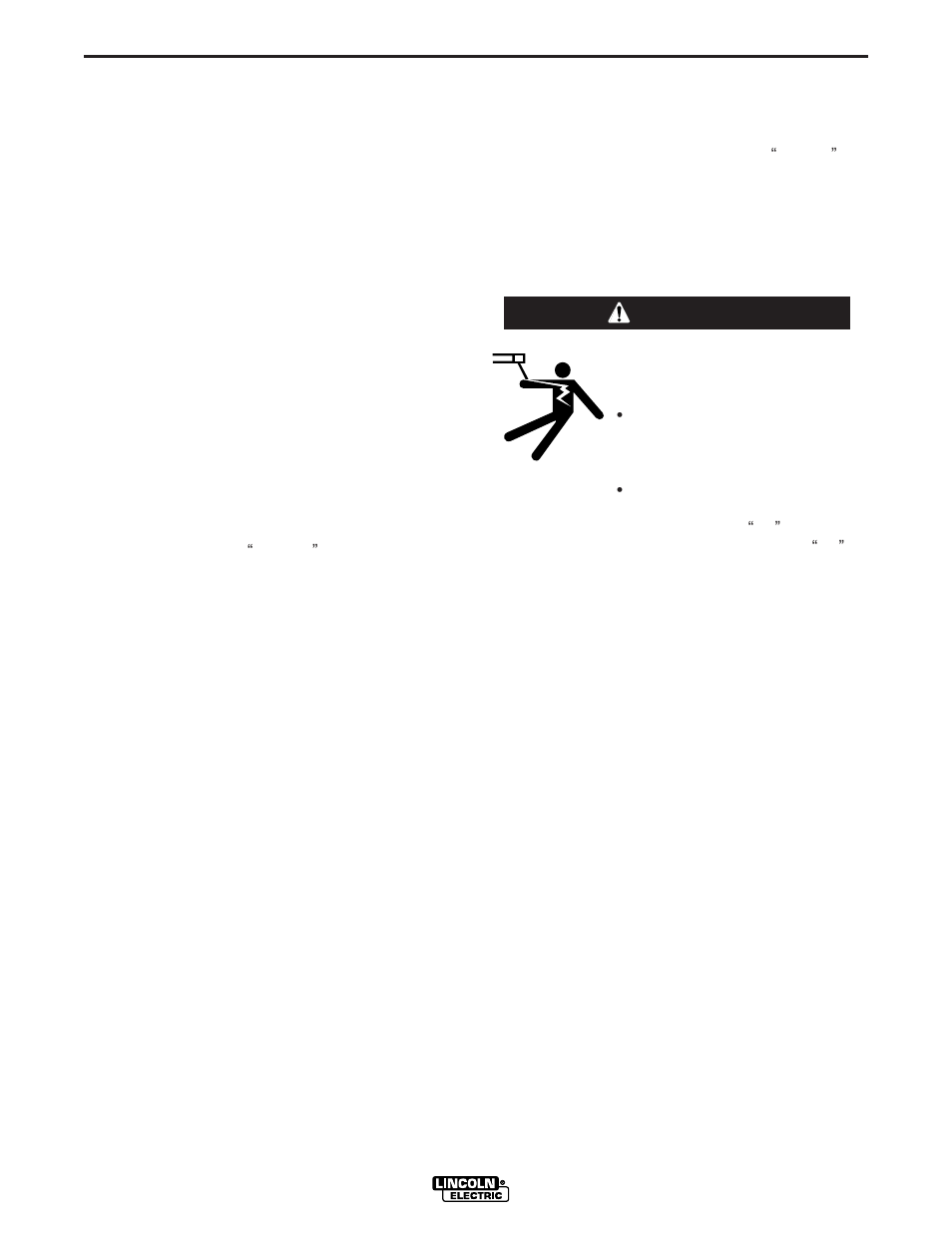 Operation, Warning | Lincoln Electric IM476 LN-742H Wire Feeder User Manual | Page 23 / 48