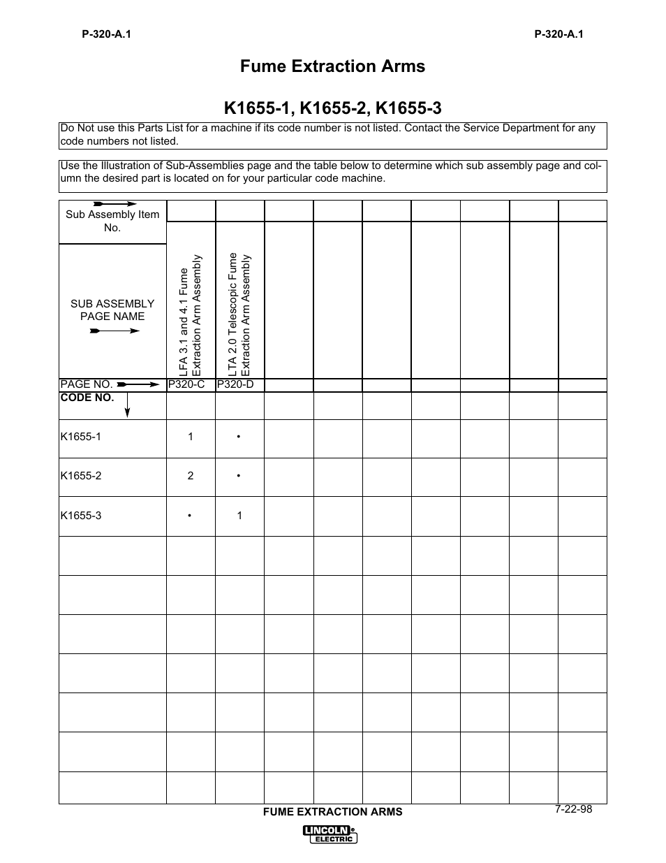 Lincoln Electric IM624 LTA 2.0 TELESCOPIC EXTRACTION ARM User Manual | Page 17 / 28