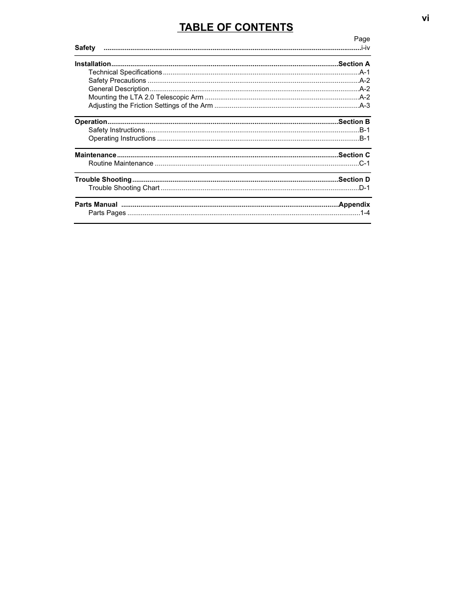 Lincoln Electric IM624 LTA 2.0 TELESCOPIC EXTRACTION ARM User Manual | Page 7 / 28