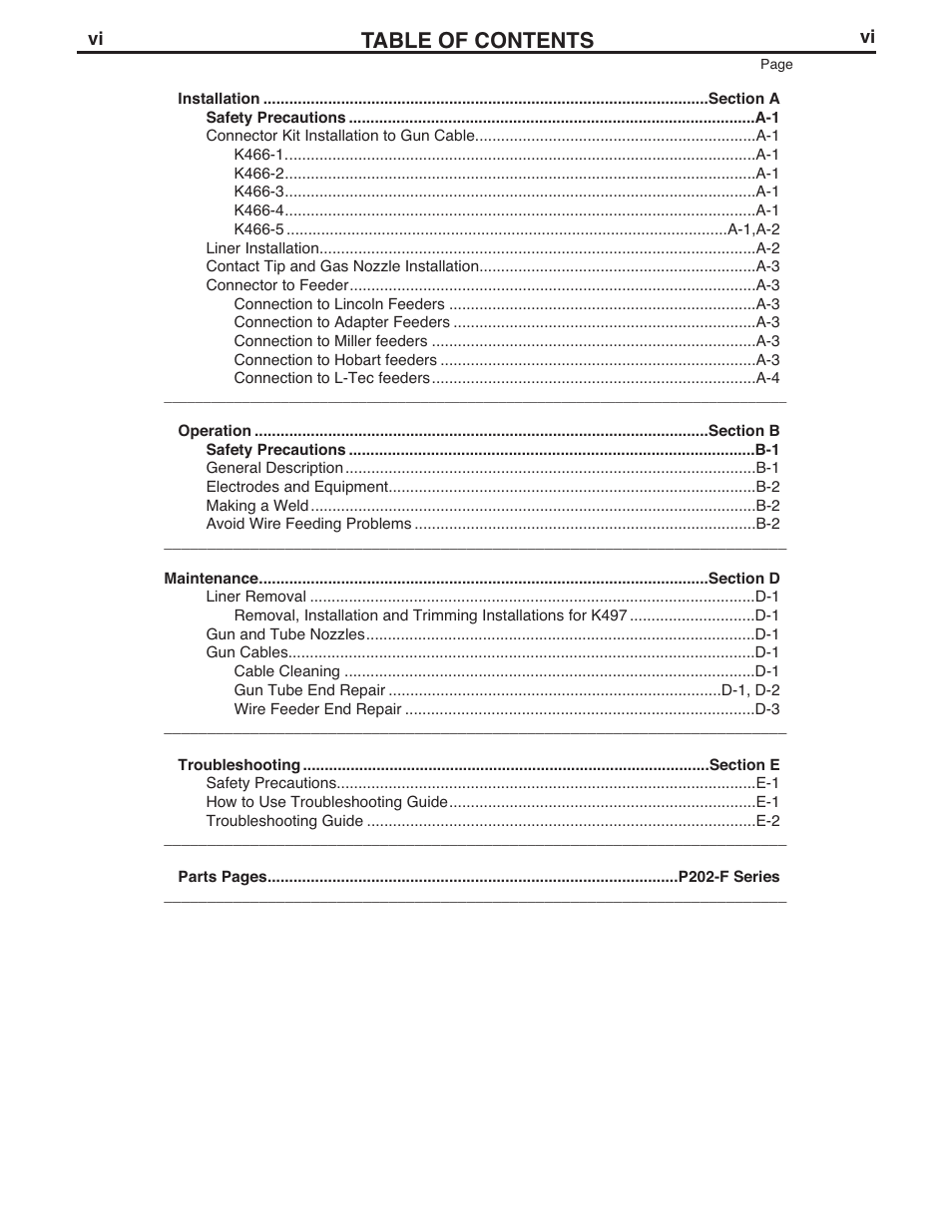 Lincoln Electric IM434 K497-,K2950- MAGNUM & MAGNUM PRO CURVE200 User Manual | Page 7 / 21