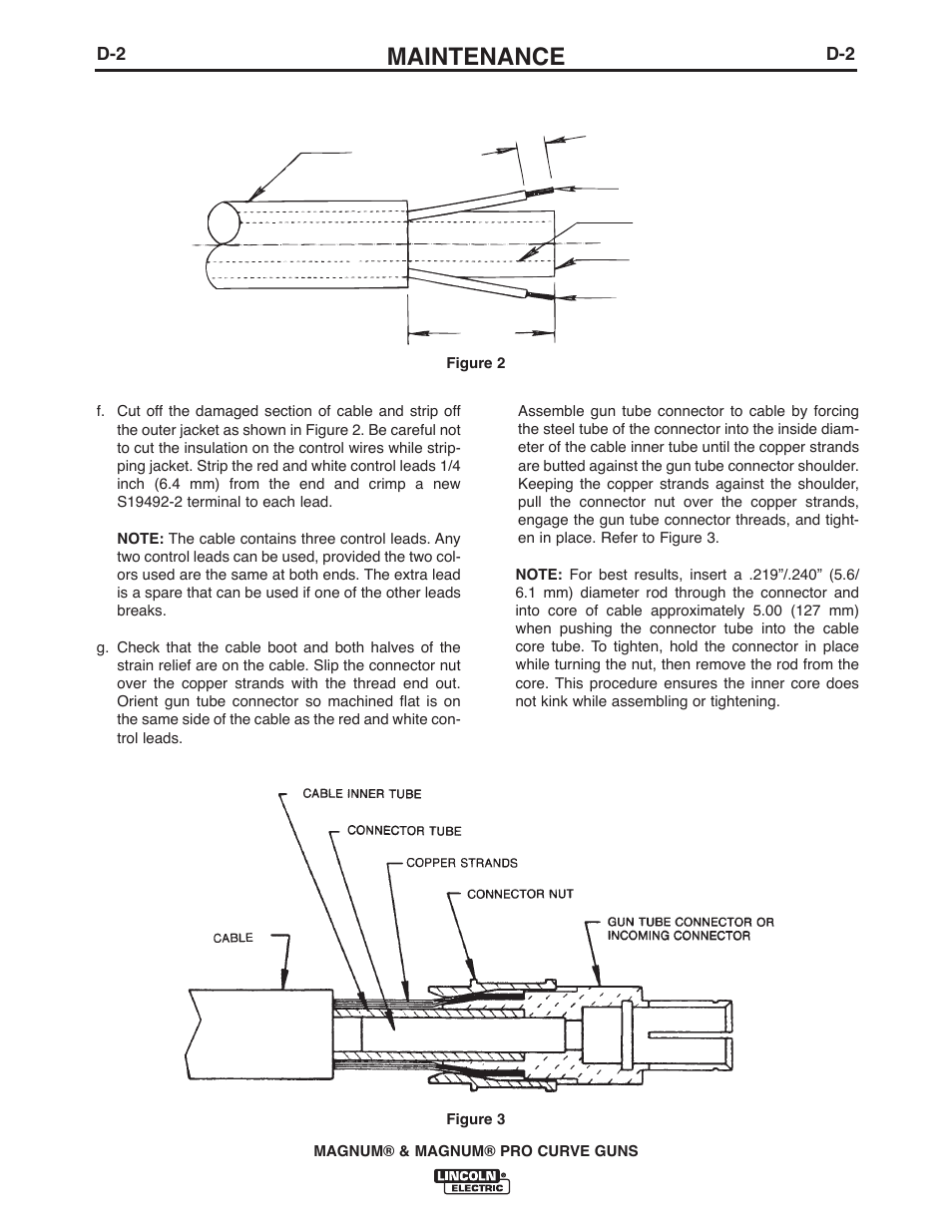 Maintenance | Lincoln Electric IM381 K470-,K471-,K541-,K1802-1, K2286-1,K2951-,K2952-,K3055- MAGNUM & MAGNUM PRO CURVE 300 User Manual | Page 20 / 31