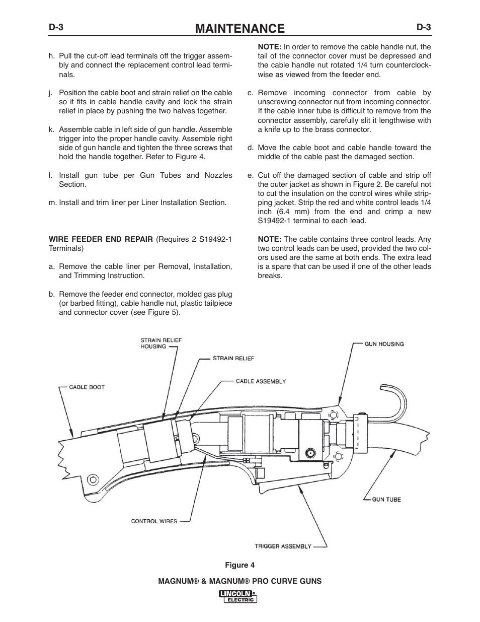 Maintenance | Lincoln Electric IM381 K470-,K471-,K541-,K1802-1, K2286-1,K2951-,K2952-,K3055- MAGNUM & MAGNUM PRO CURVE 300 User Manual | Page 21 / 31