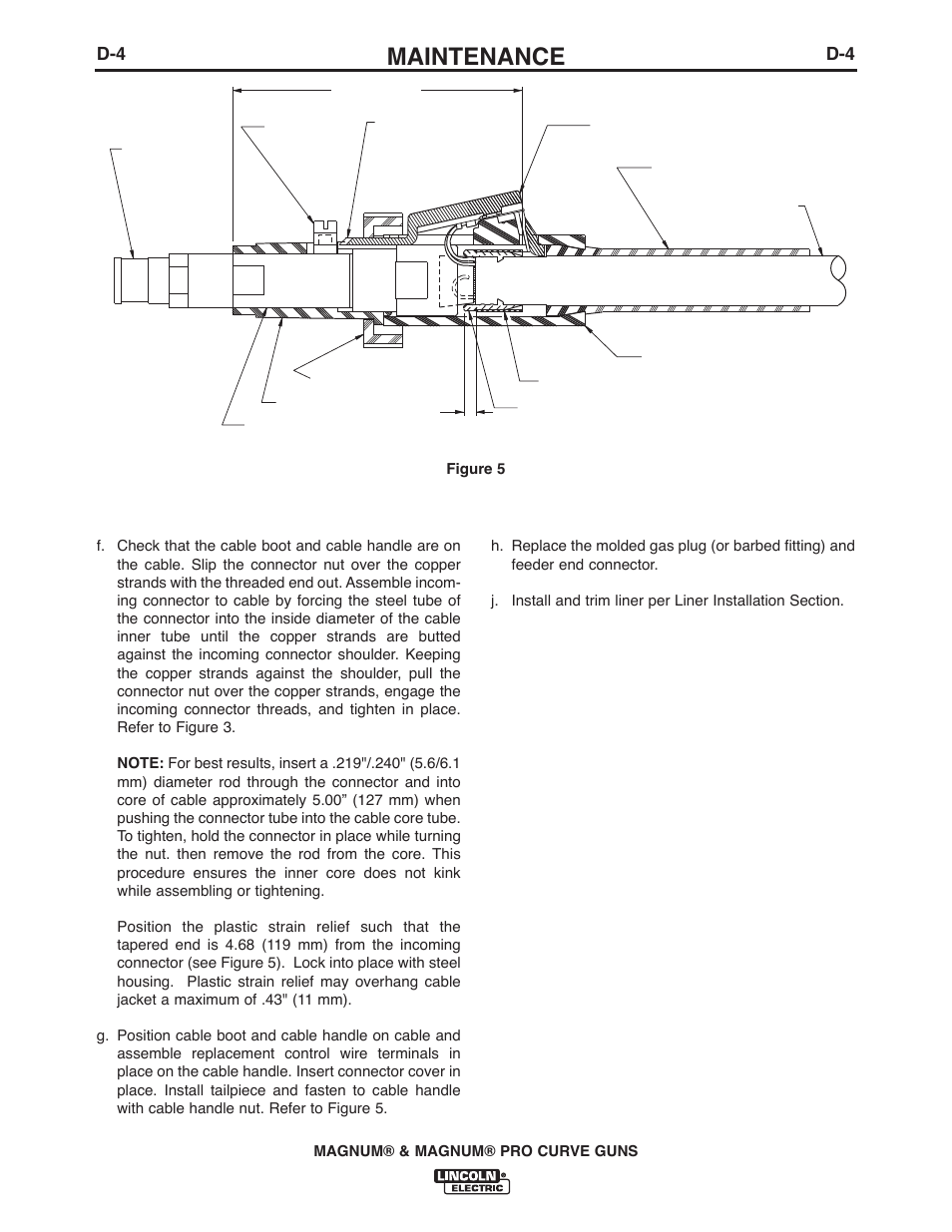 Maintenance | Lincoln Electric IM381 K470-,K471-,K541-,K1802-1, K2286-1,K2951-,K2952-,K3055- MAGNUM & MAGNUM PRO CURVE 300 User Manual | Page 22 / 31