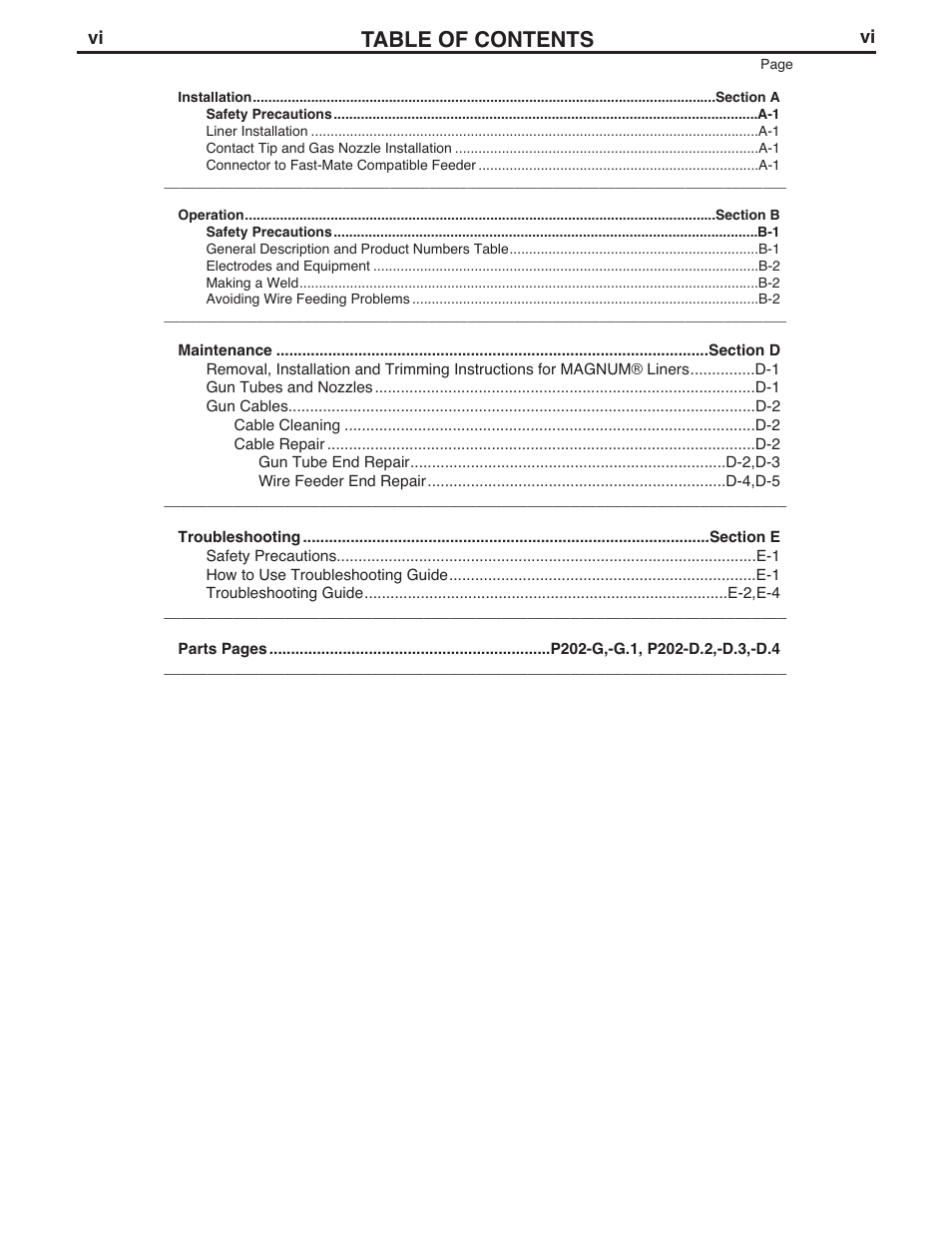 Lincoln Electric IM435 K498 MAGNUM 200FM Fast-Mate Gun and Cable User Manual | Page 7 / 22