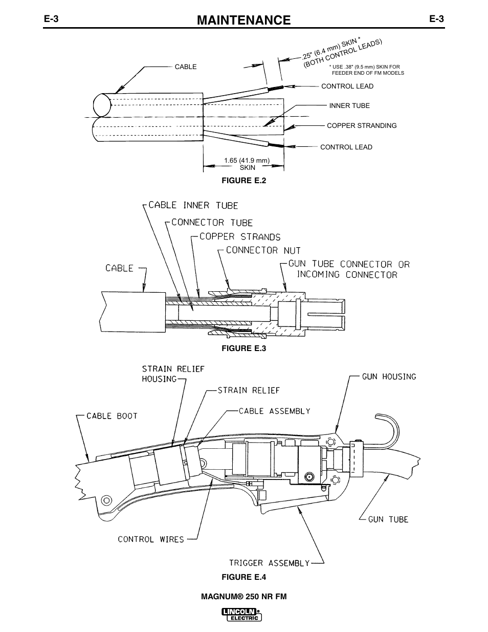 Maintenance | Lincoln Electric IM616 K1614-12 & -13 MAGNUM 250 NR FM Fast-Mate Gun and Cable User Manual | Page 14 / 27