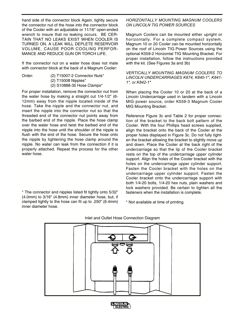 Installation, Figure 2 | Lincoln Electric IM439 MAGNUM COOLERS 20-I User Manual | Page 12 / 34