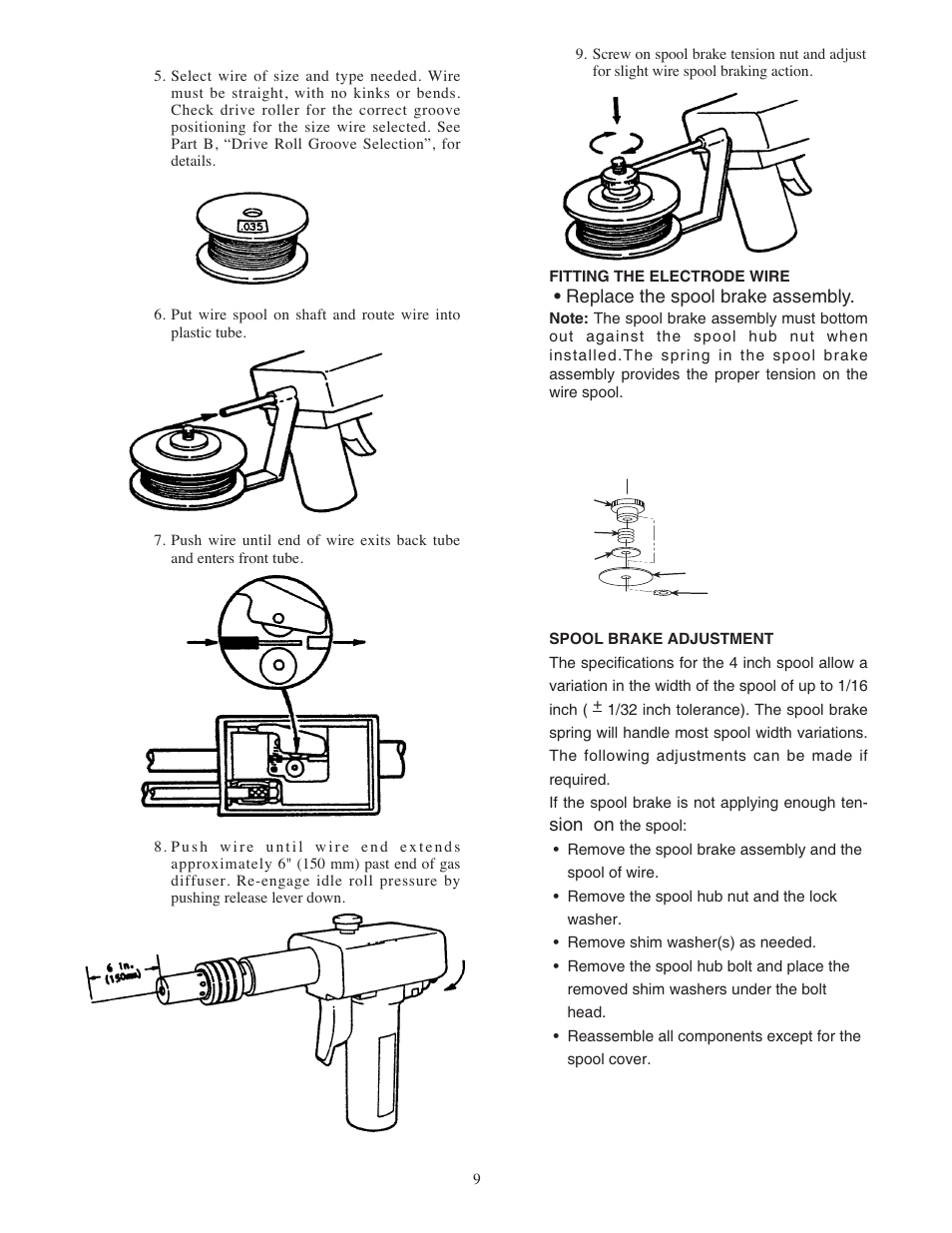 Lincoln Electric IM408 MAGNUM SG SPOOL GUN User Manual | Page 16 / 25