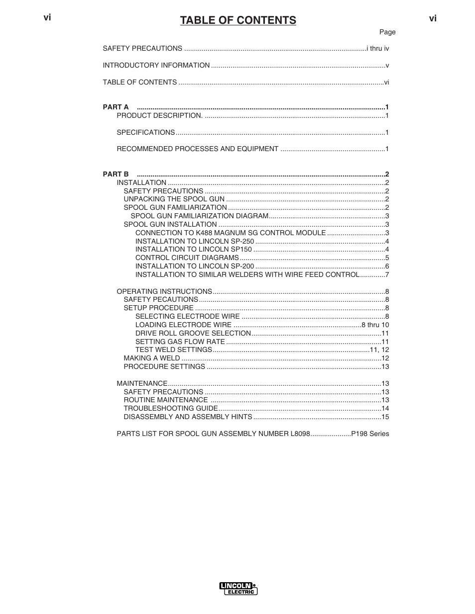 Lincoln Electric IM408 MAGNUM SG SPOOL GUN User Manual | Page 7 / 25