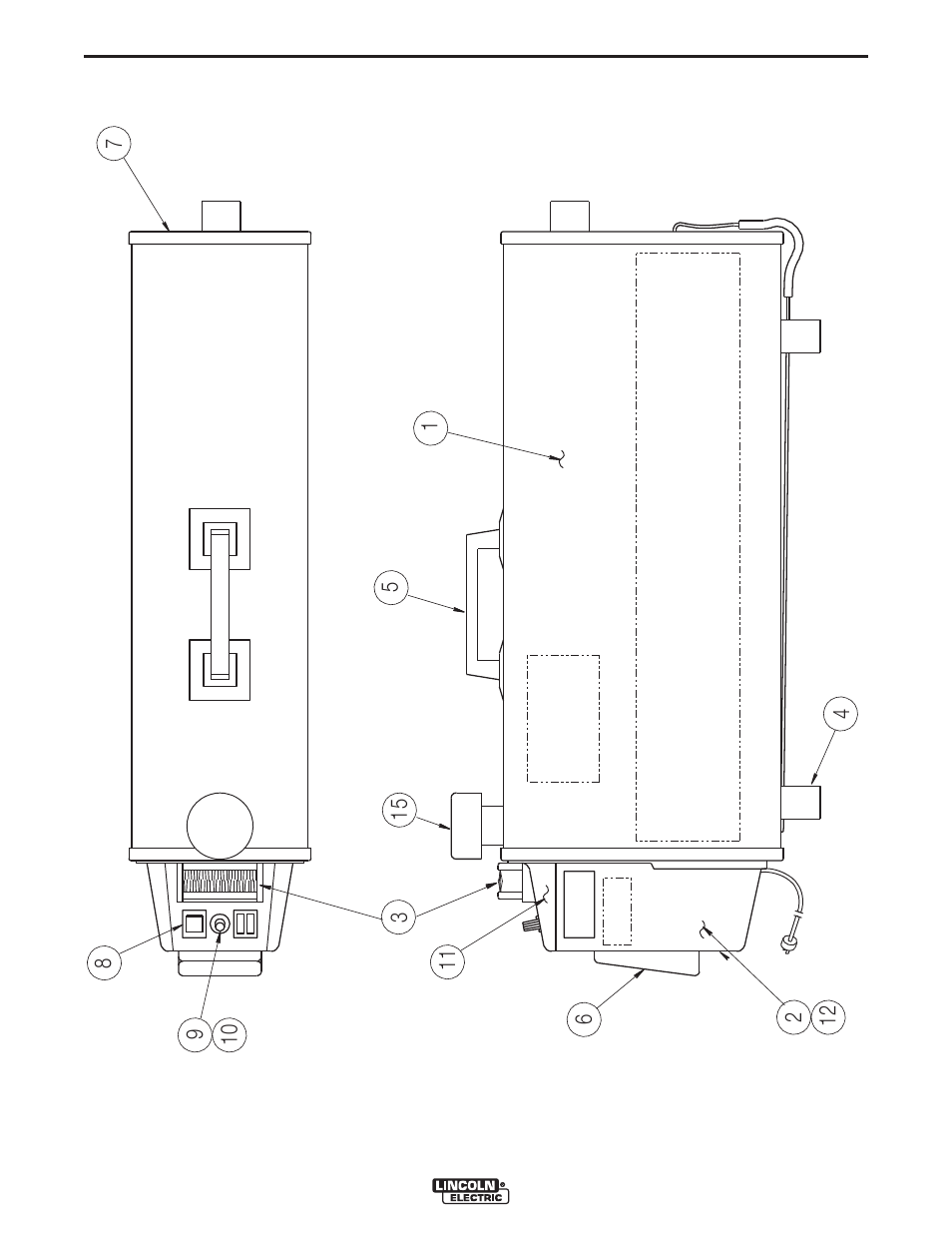 Parts | Lincoln Electric IM445 MAGNUM X-Tractor 1GX User Manual | Page 16 / 20