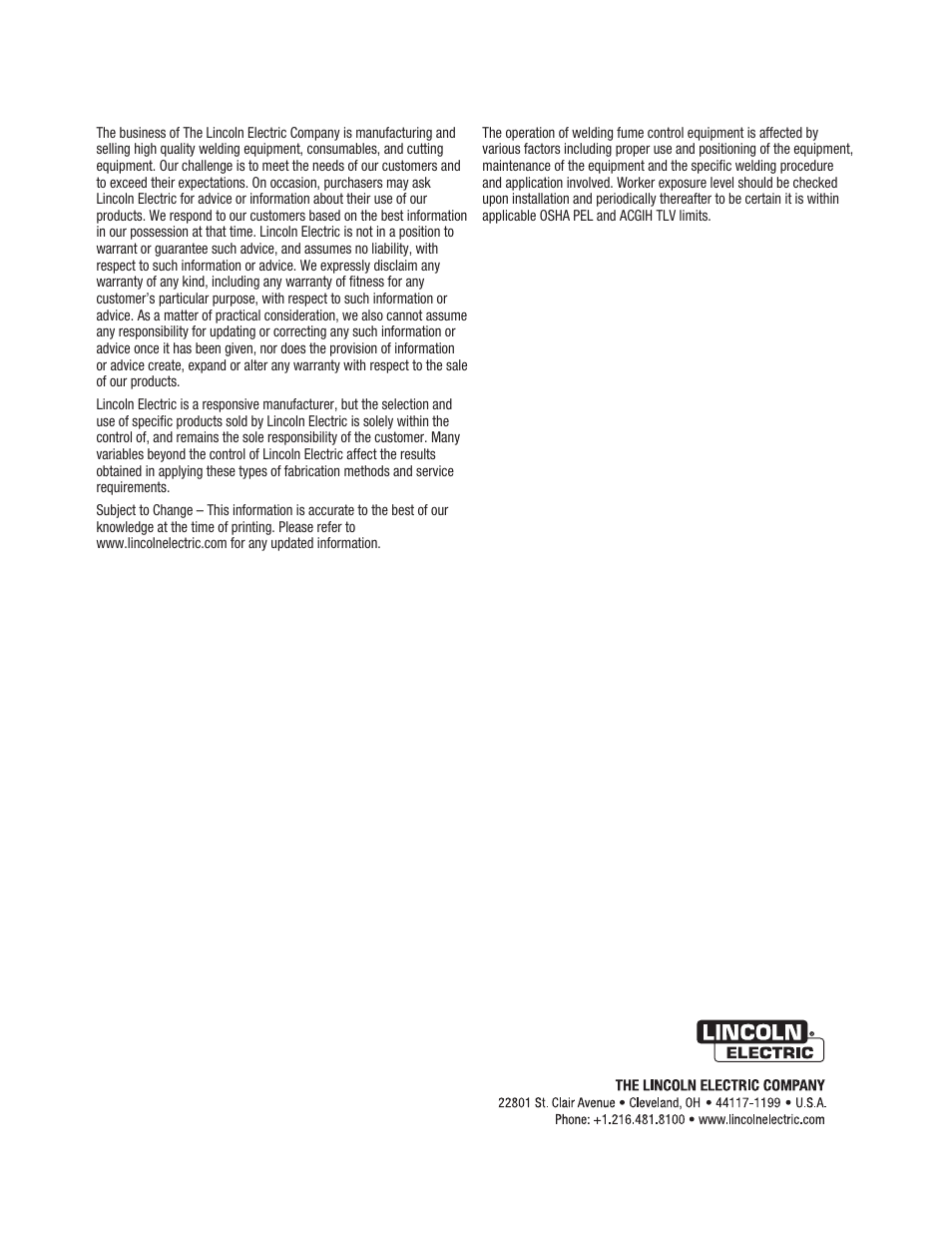 Lincoln Electric IM857 MINIFLEX K3972-1 & K3973-1 User Manual | Page 24 / 24