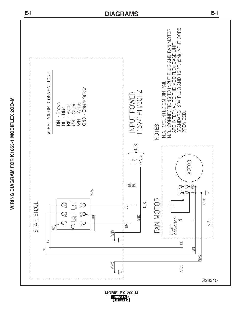 Diagrams | Lincoln Electric IM621 Mobiflex 200-M K1653-1,-2 User Manual | Page 19 / 32