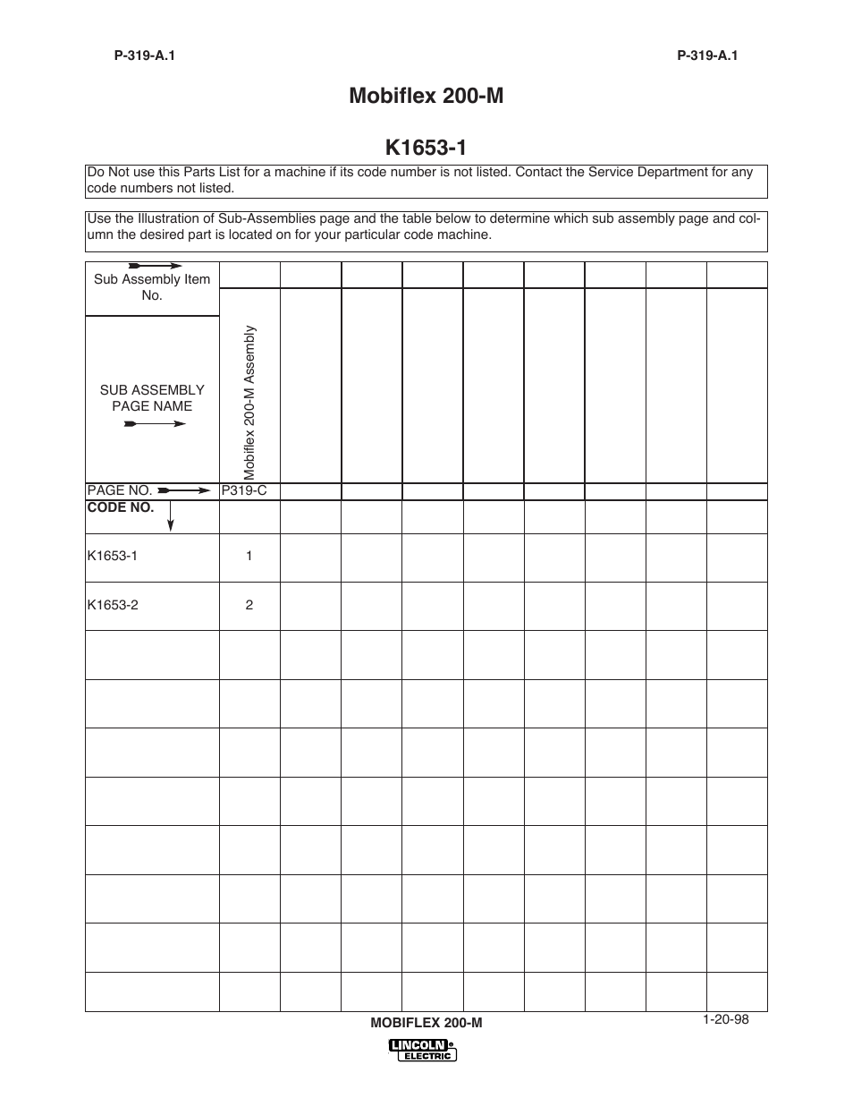 Lincoln Electric IM621 Mobiflex 200-M K1653-1,-2 User Manual | Page 25 / 32