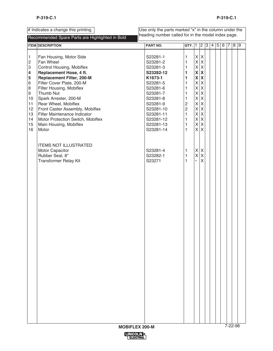 Lincoln Electric IM621 Mobiflex 200-M K1653-1,-2 User Manual | Page 27 / 32